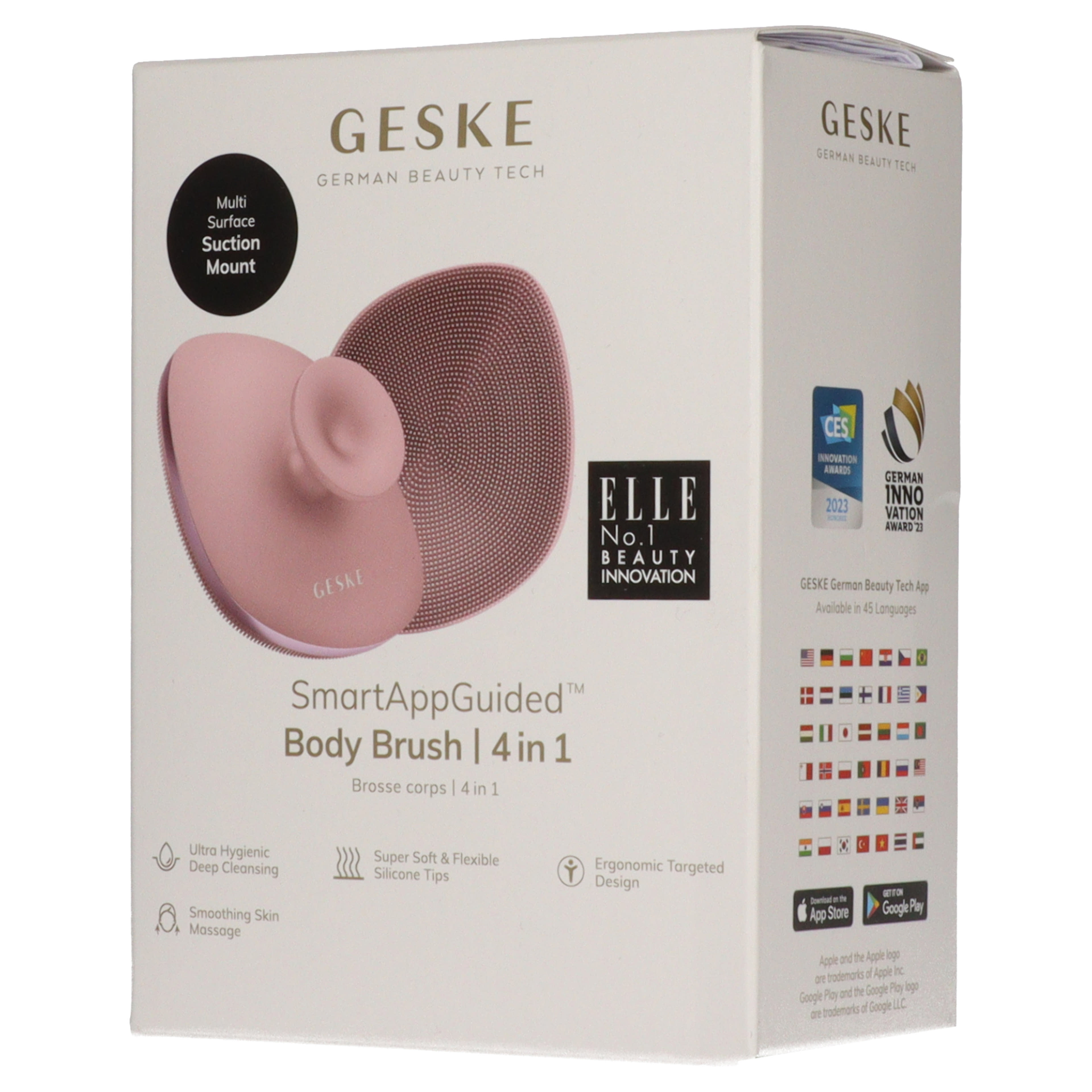Geske 4 in 1 vízálló testkefe /rózsaszín - 1 db-2