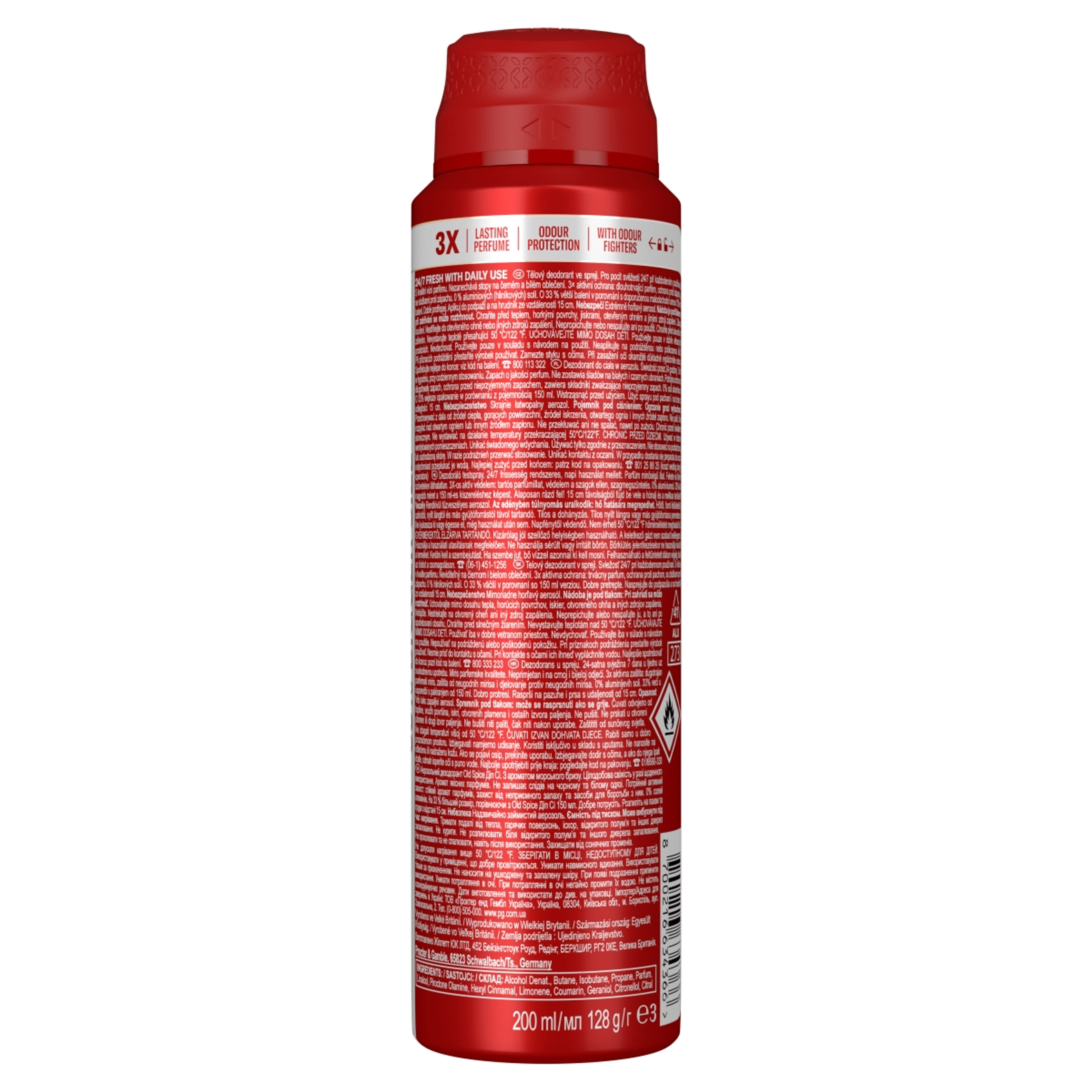 Old Spice Deep Sea dezodor spray férfiaknak - 200 ml-2