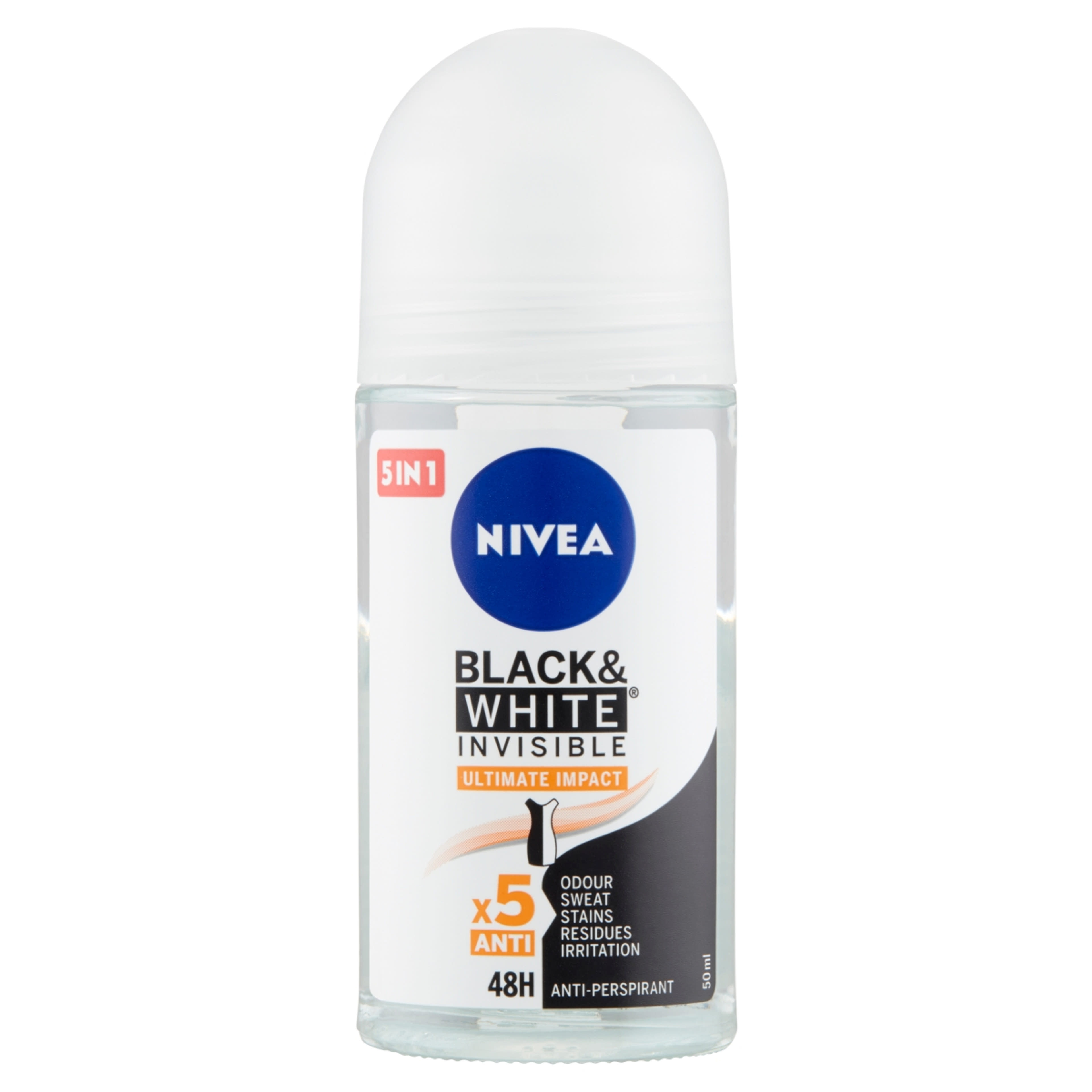 Nivea roll-on Black & White invisible protect női - 50 ml-1