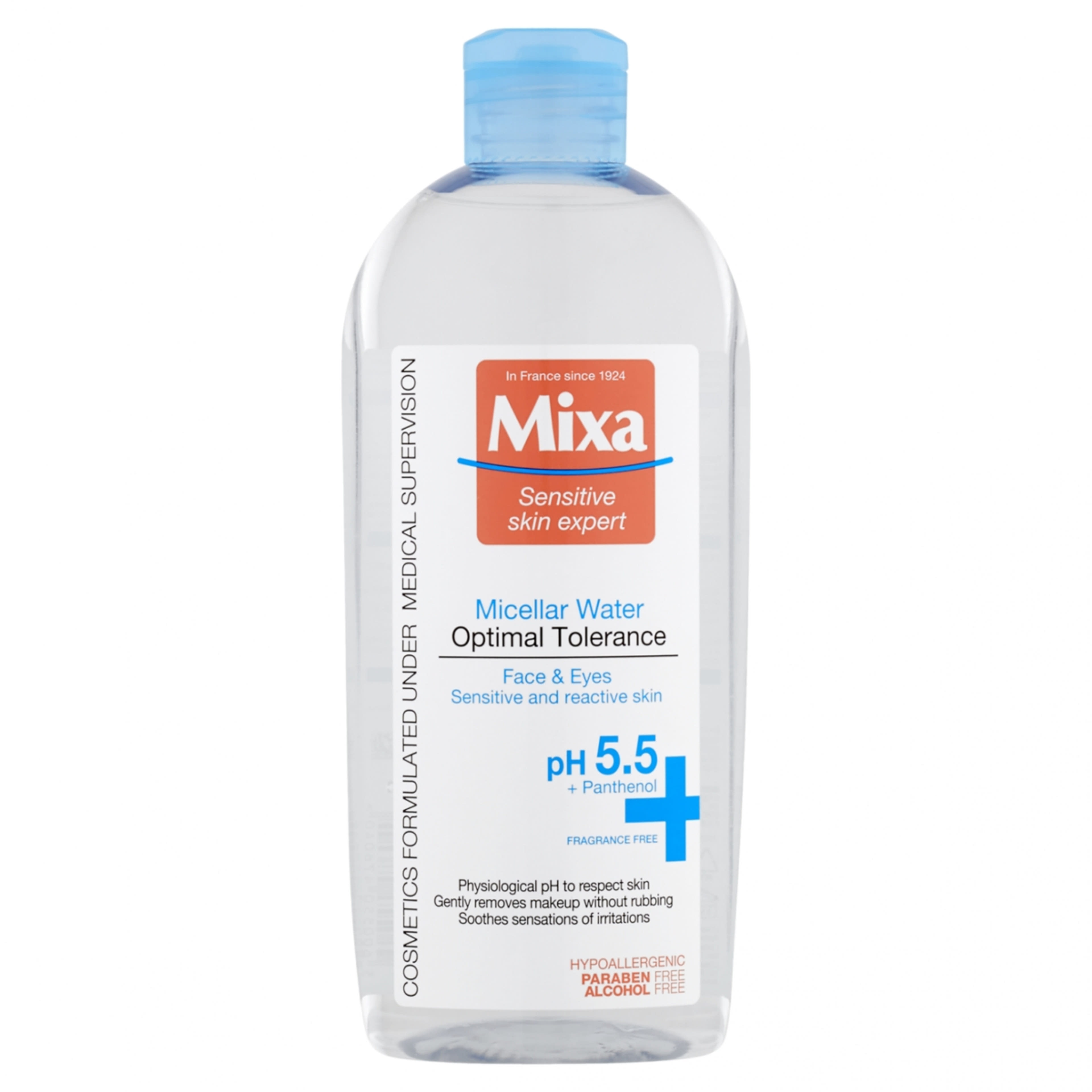 Mixa Optimal Tolerance micellás víz érzékeny és reaktív bőrre - 400 ml