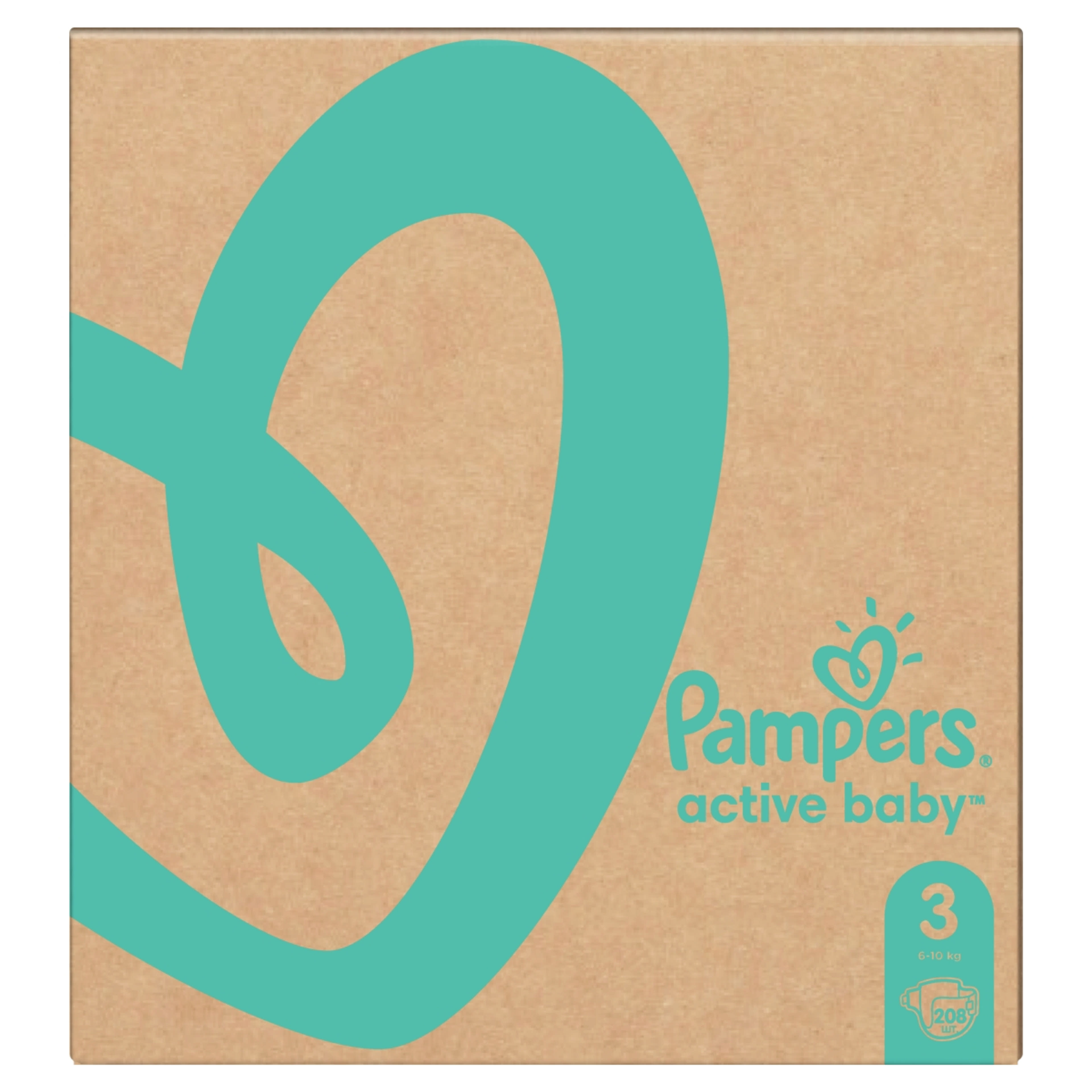 Pampers Active Baby pelenka monthly pack 3-as 6-10 kg - 208 db-1