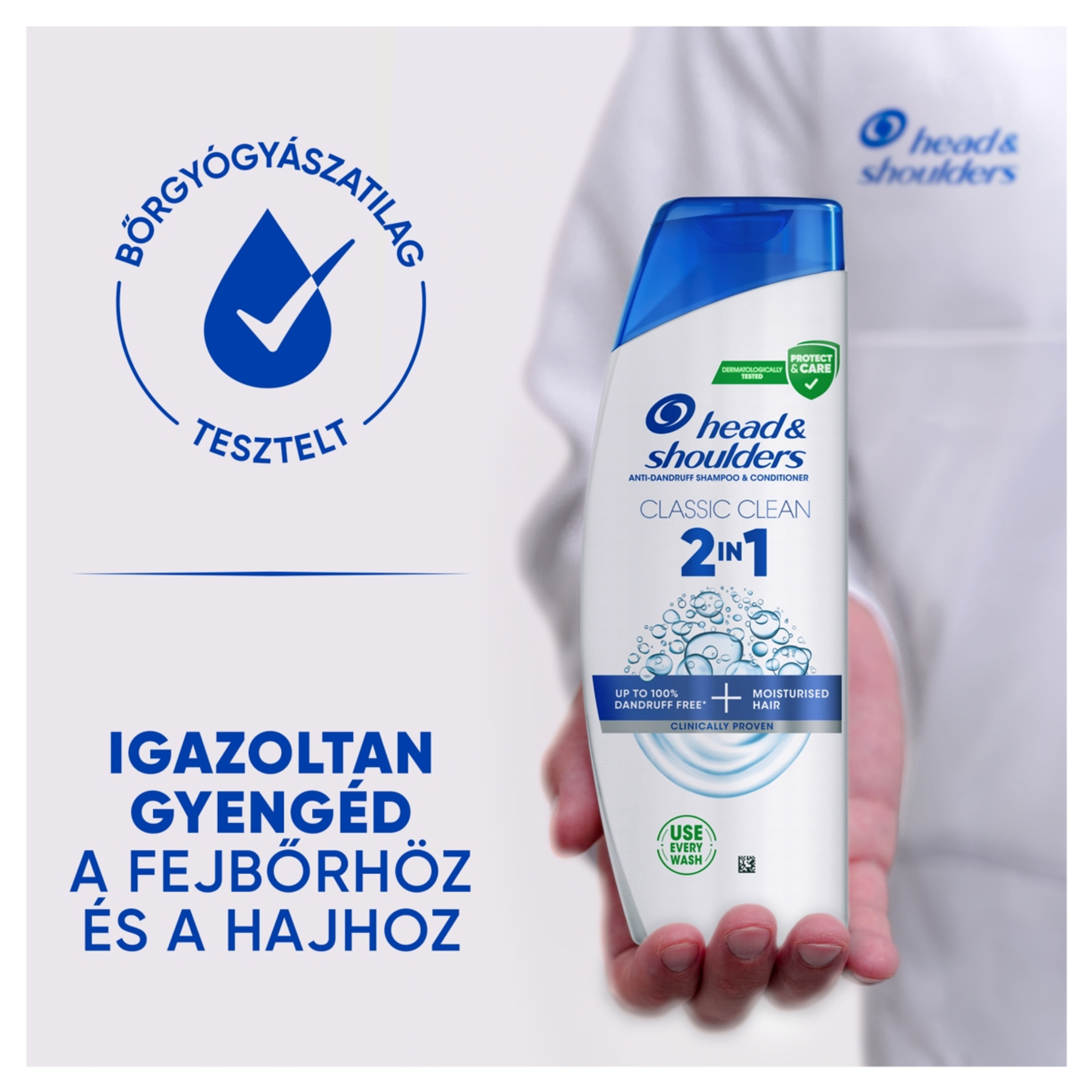 Head & Shoulders Classic Clean 2 az 1-ben korpásodás elleni sampon - 330 ml-4