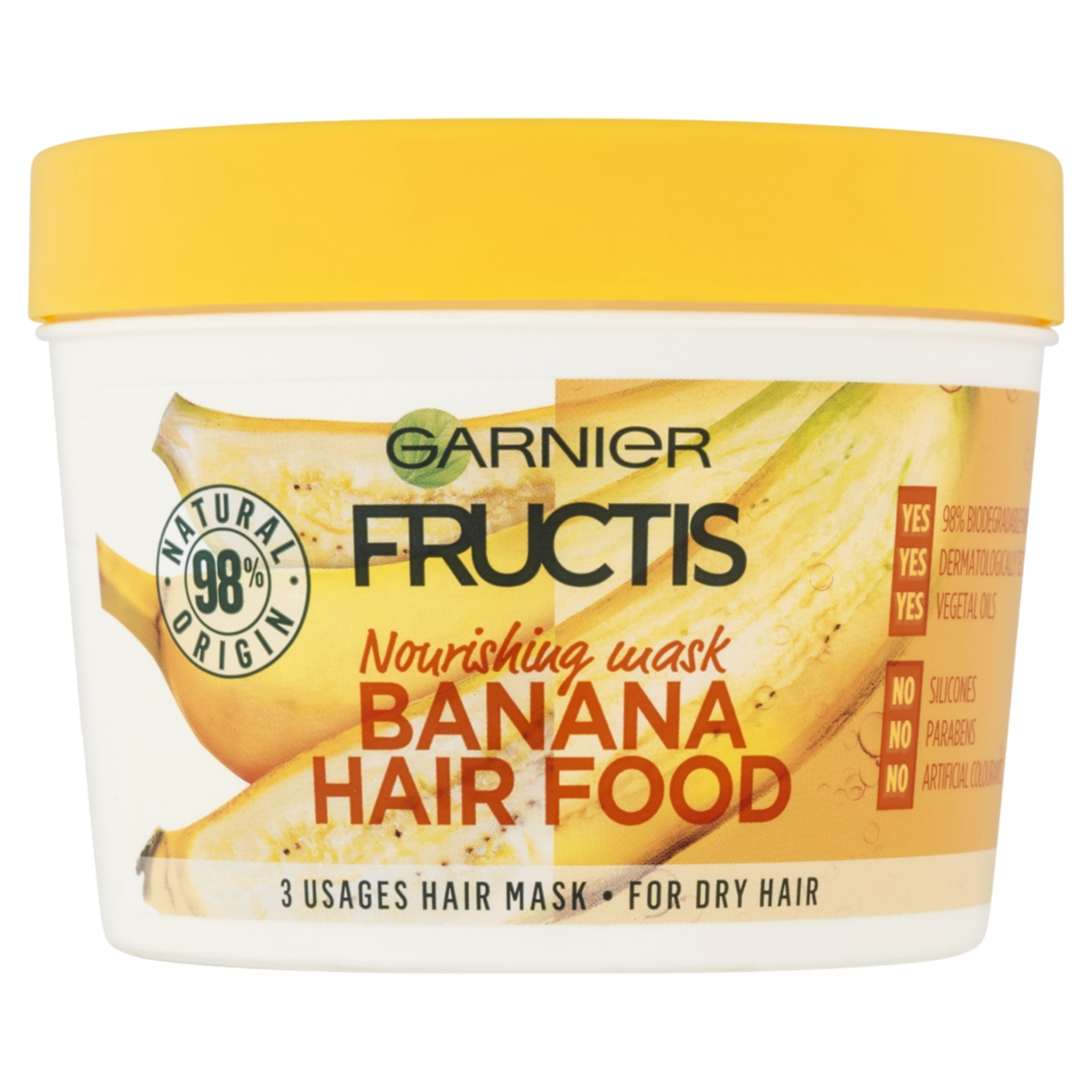Garnier Fructis Hair Food Banana tápláló hajmaszk - 390 ml-1