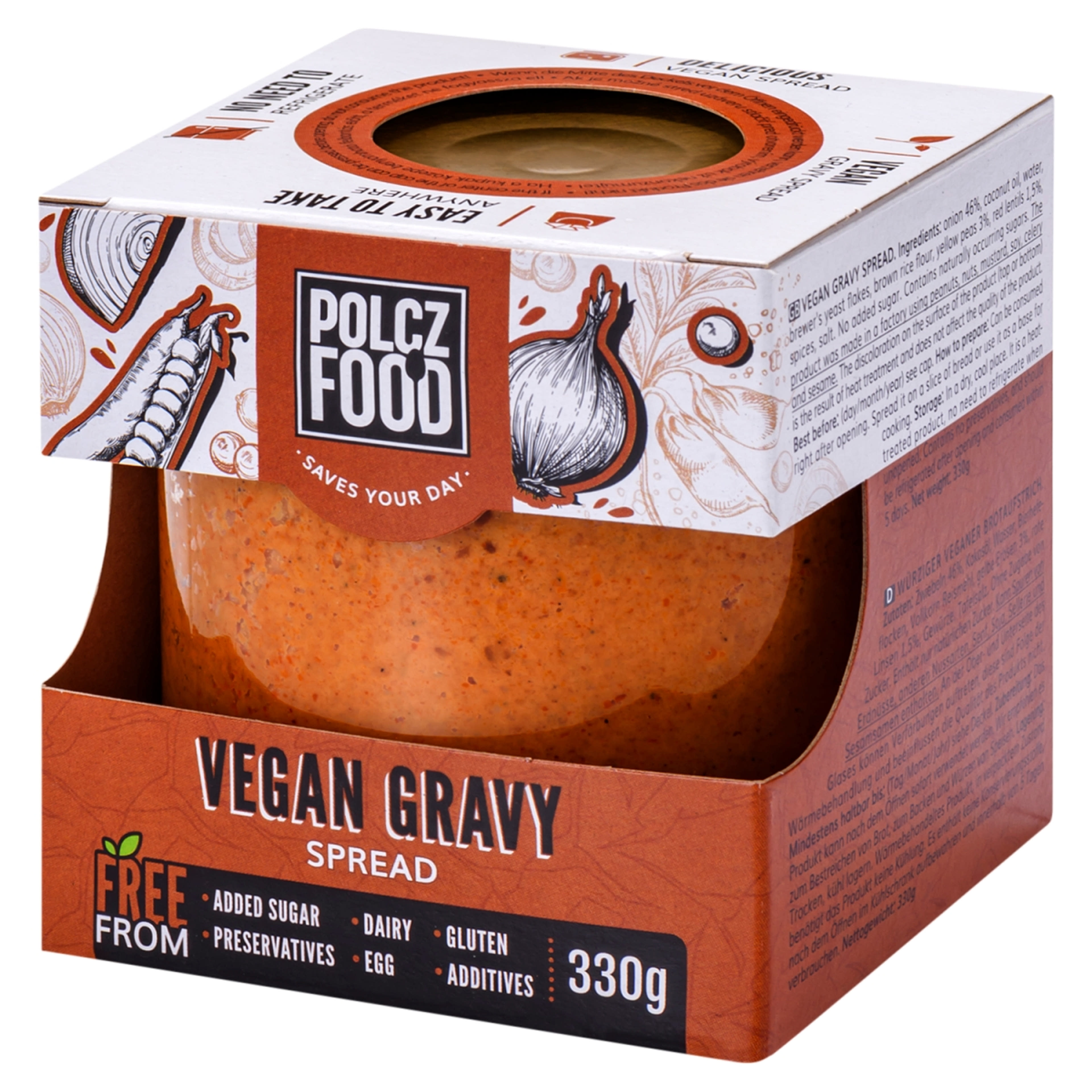 Polcz kennivaló vegan pecsenye krém - 330 g-1