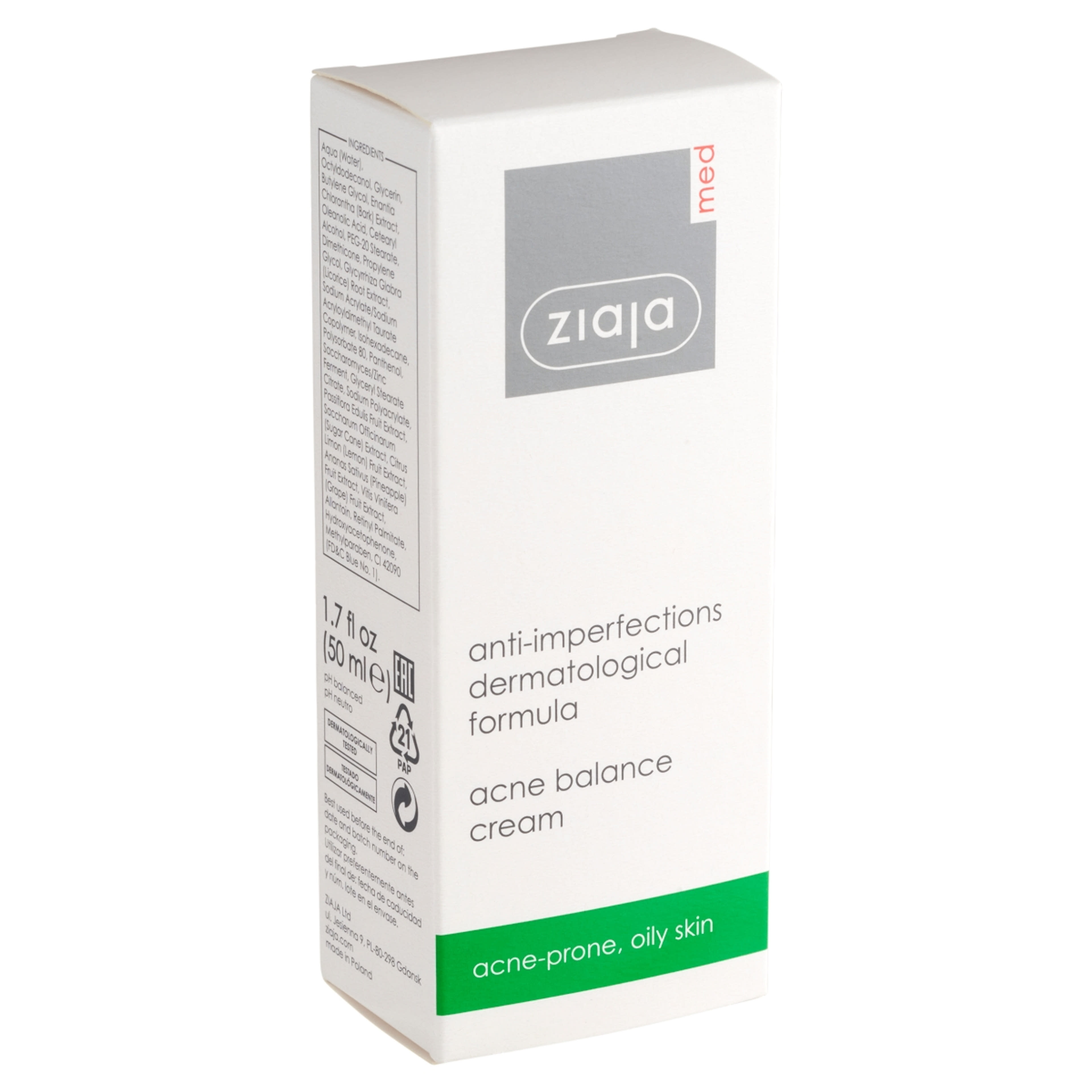 Ziaja Med antibakteriális bőrhibák elleni krém - 50 ml-2