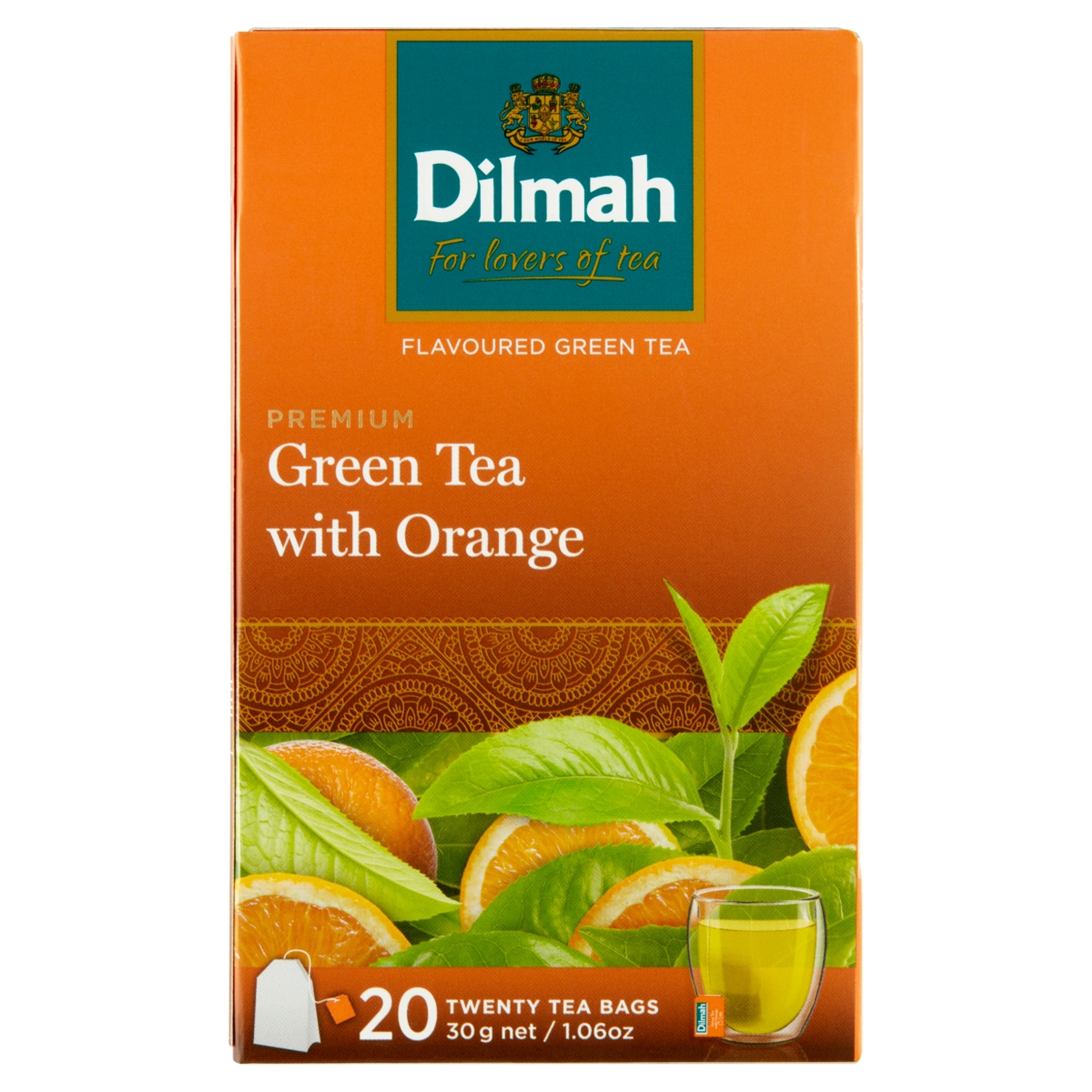Dilmah Green tea naracs és grépfrút aromával - 30 g