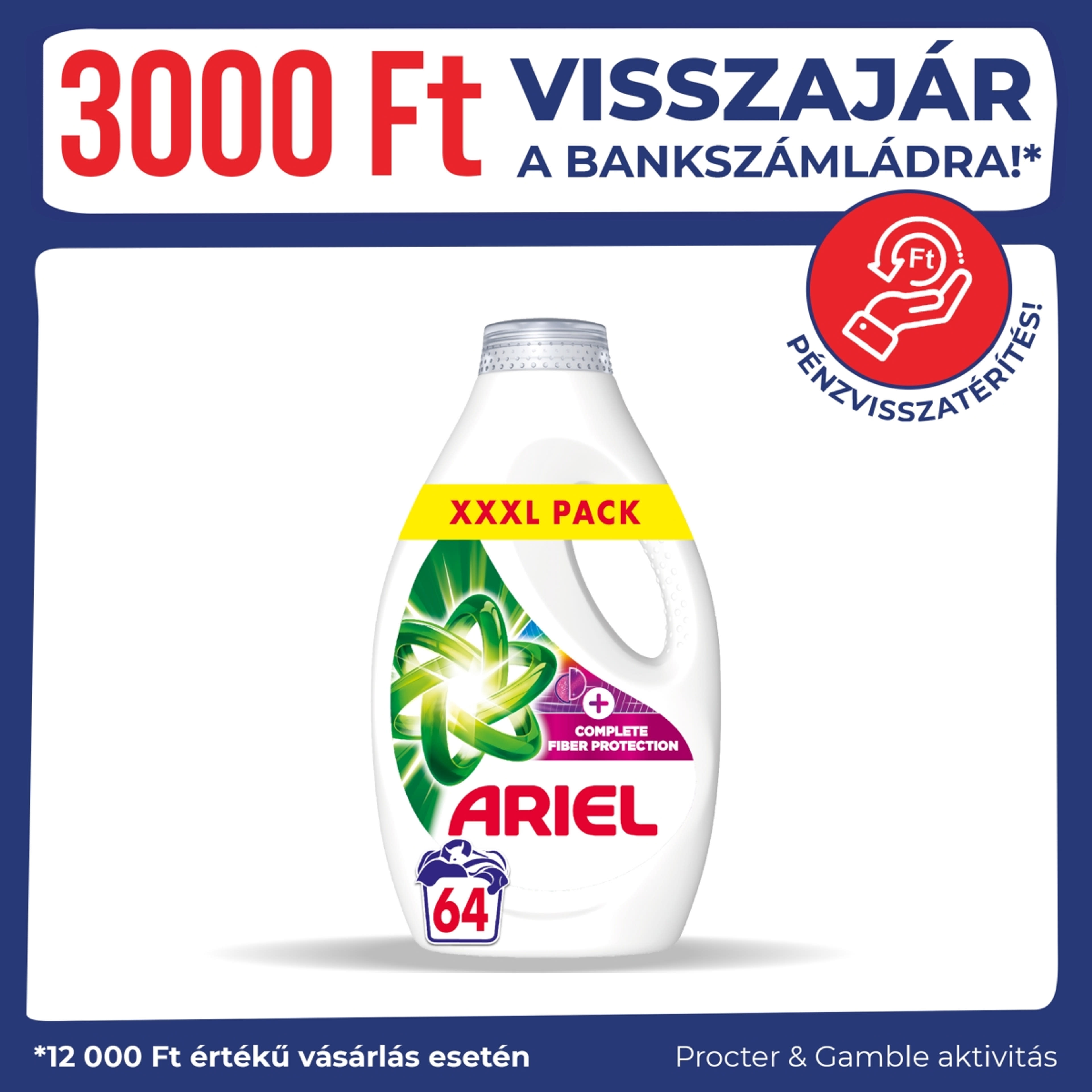Ariel Complete Fiber Protection folyékony mosószer, 64 mosáshoz - 3200 ml-1