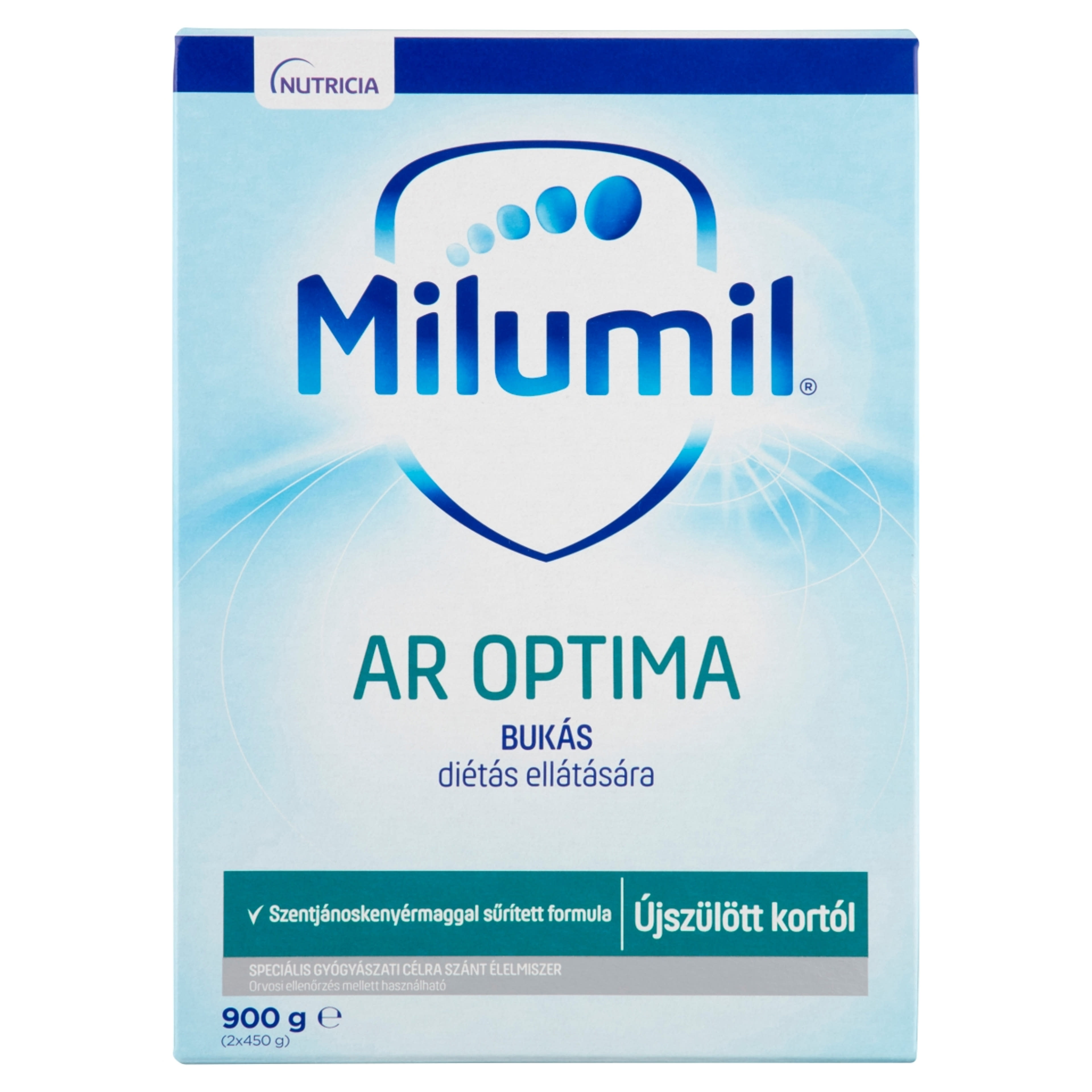 Milumil AR Optima speciális gyógyászati célra szánt élelmiszer 0 hónapos kortól - 900 g