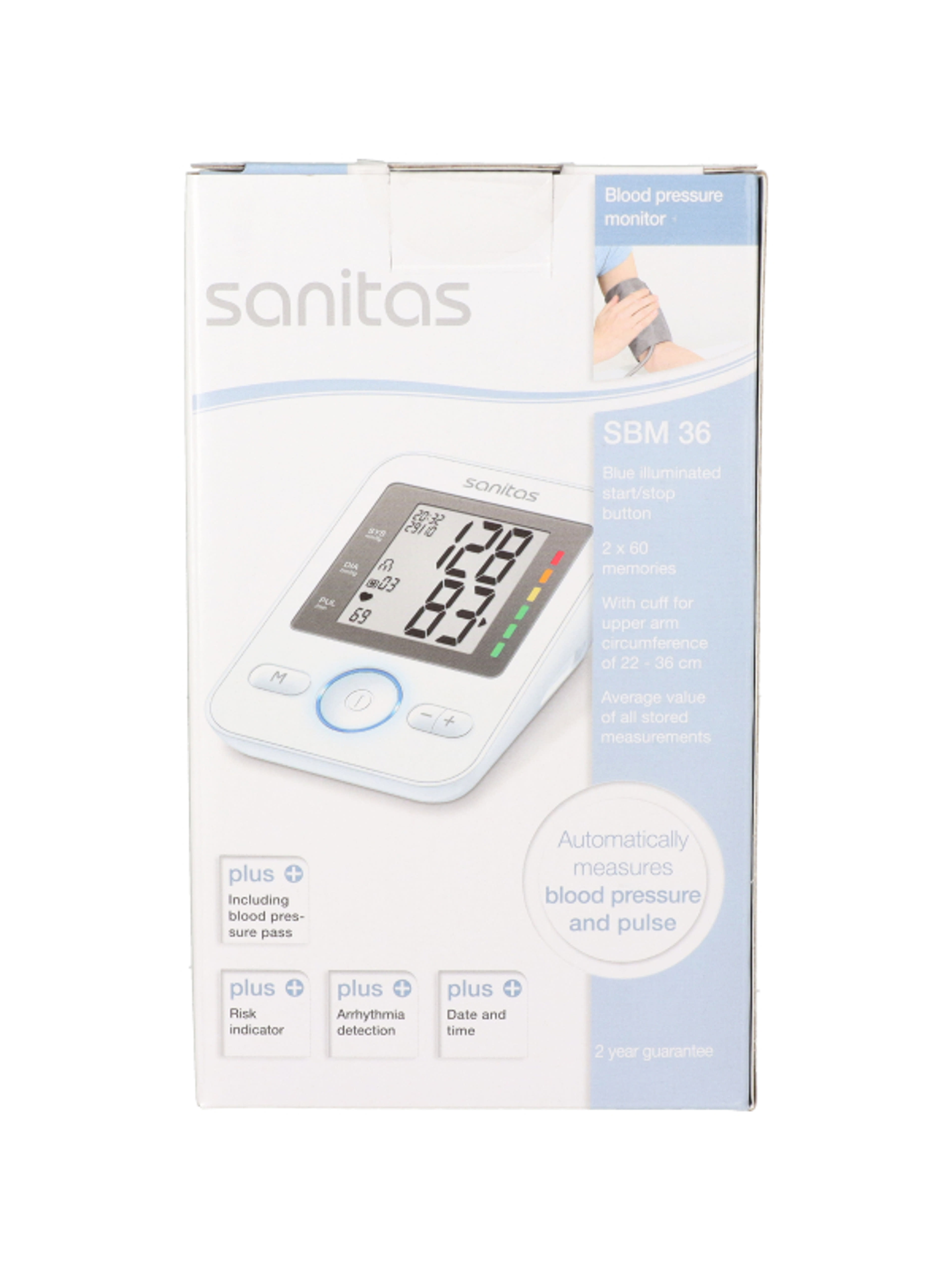 Sanitas félkaros vérnyomásmérő SBM 36 - 1 db