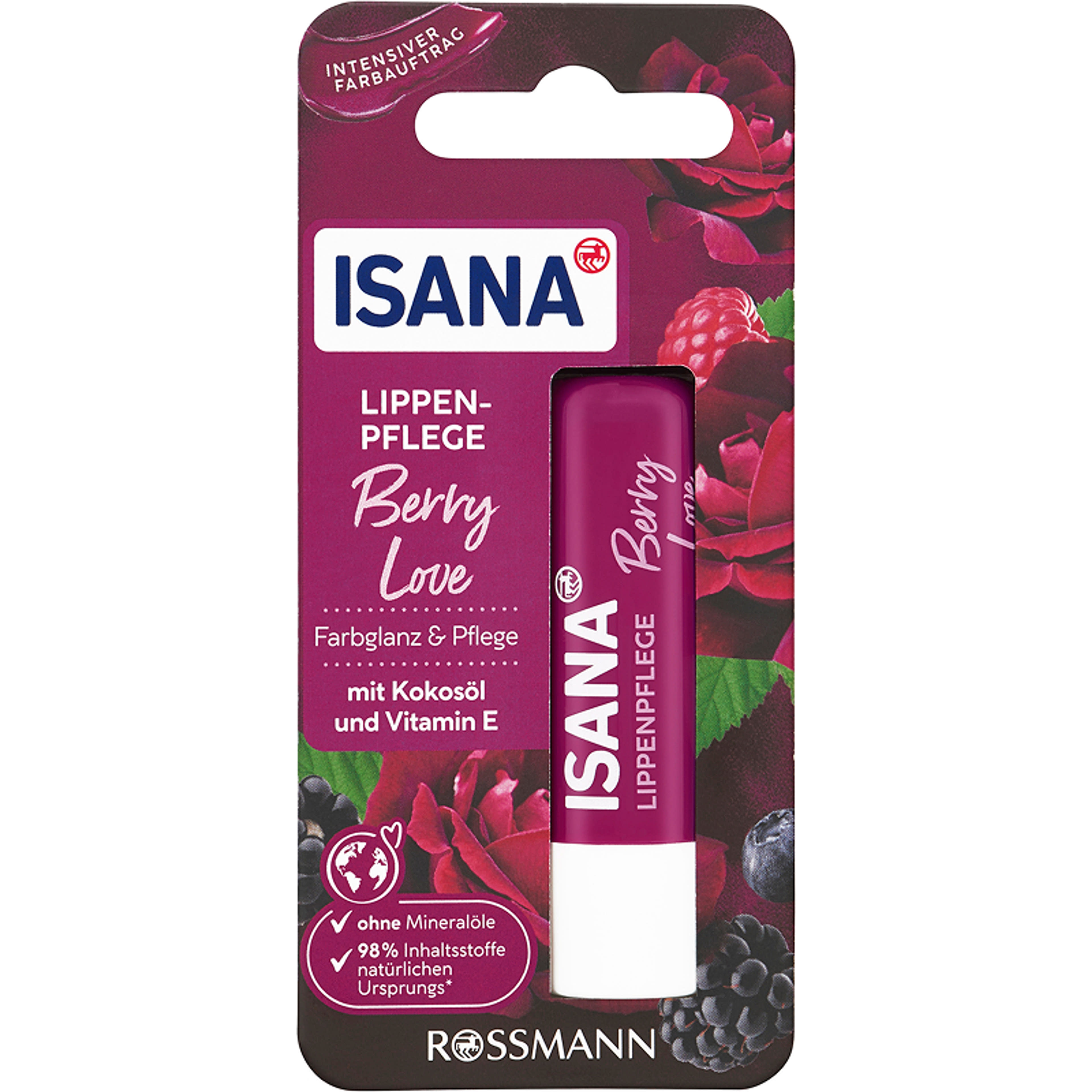 Isana Berry Love ajakápoló - 4,8 g