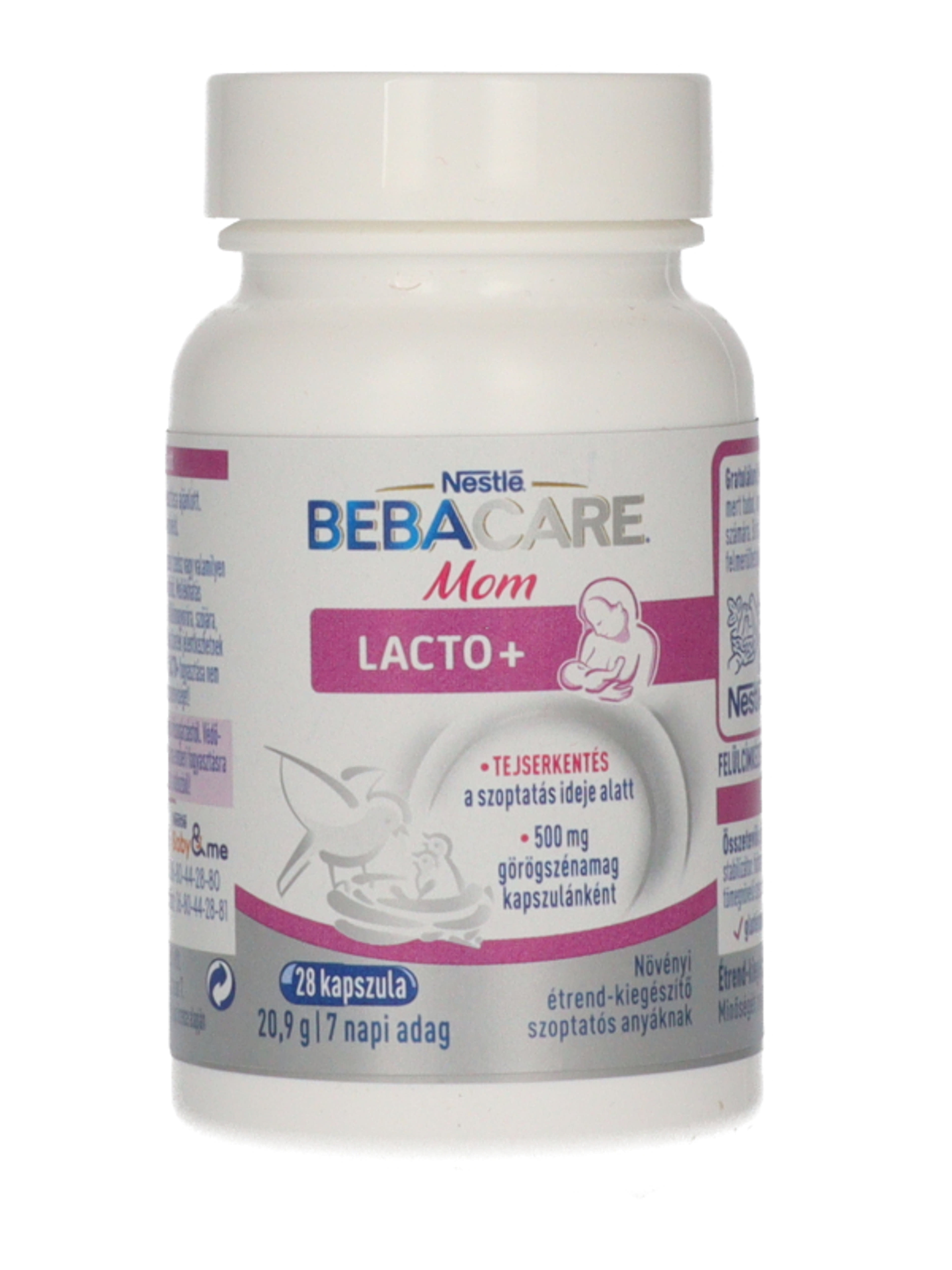 Nestlé Bebacare Lacto+ növényi étrend-kiegészítő szoptatós anyáknak - 28 db-3