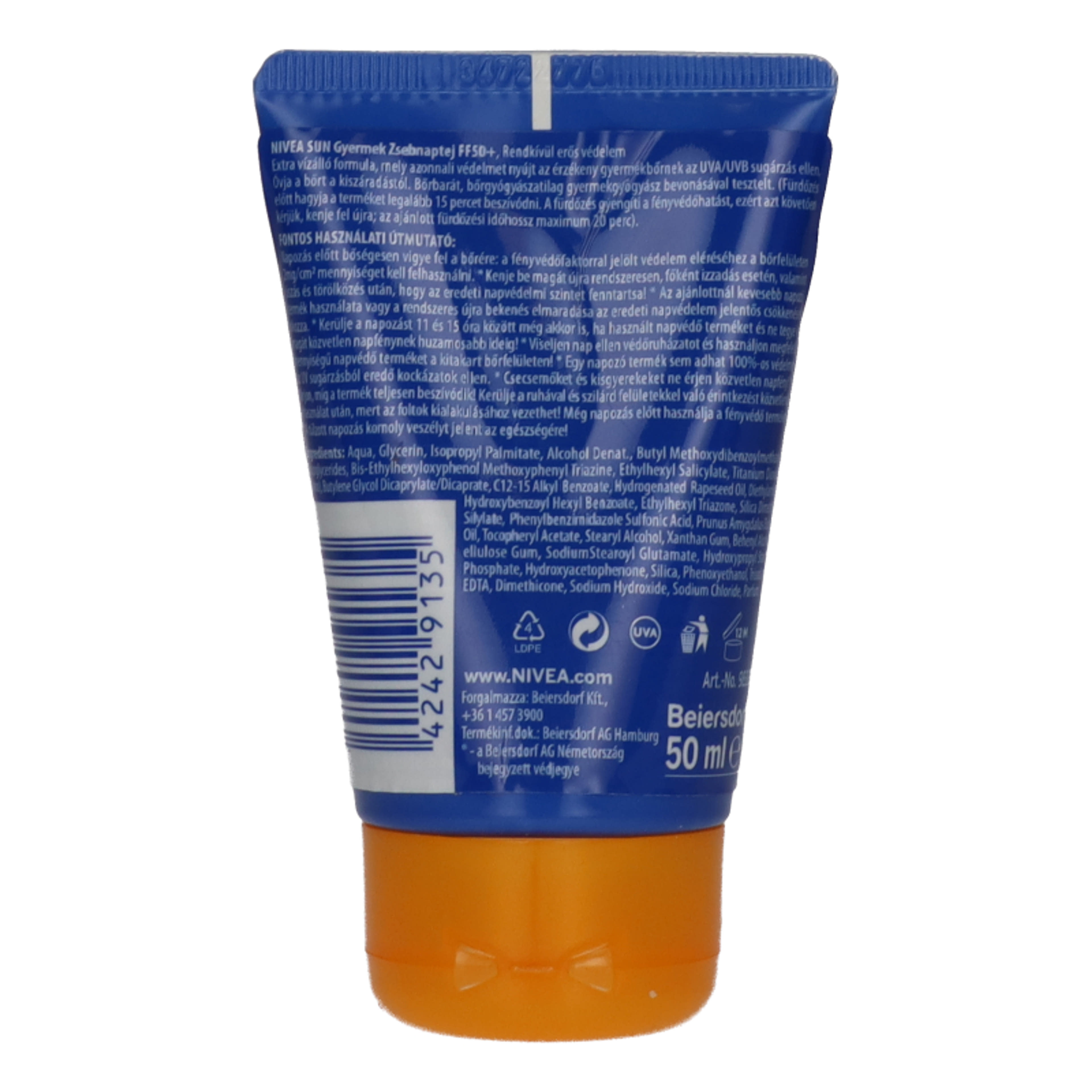 Nivea Sun Kids gyermek zsebnaptej F50+ - 50 ml-6