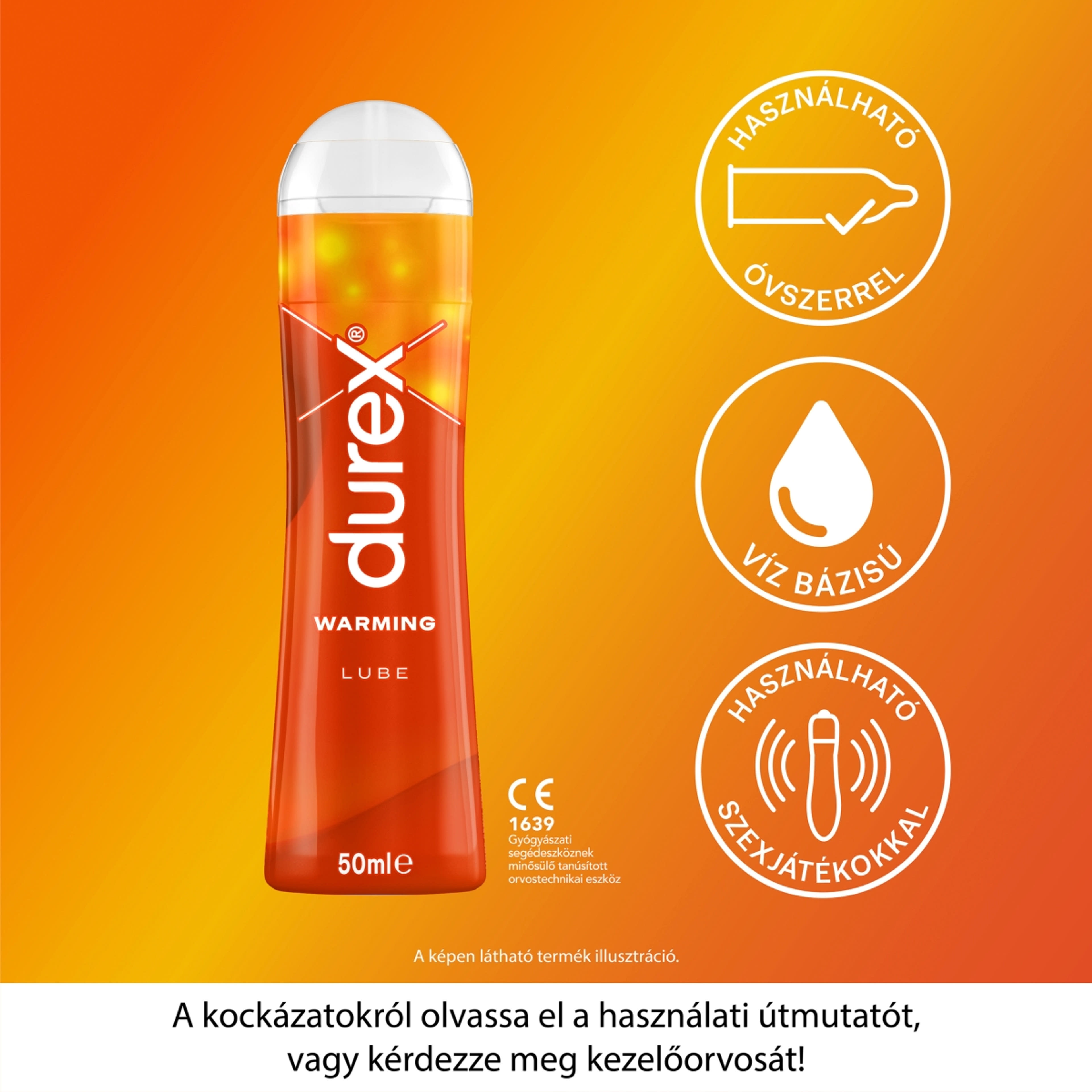 Durex Warming melegítő hatású síkosító - 50 ml-3