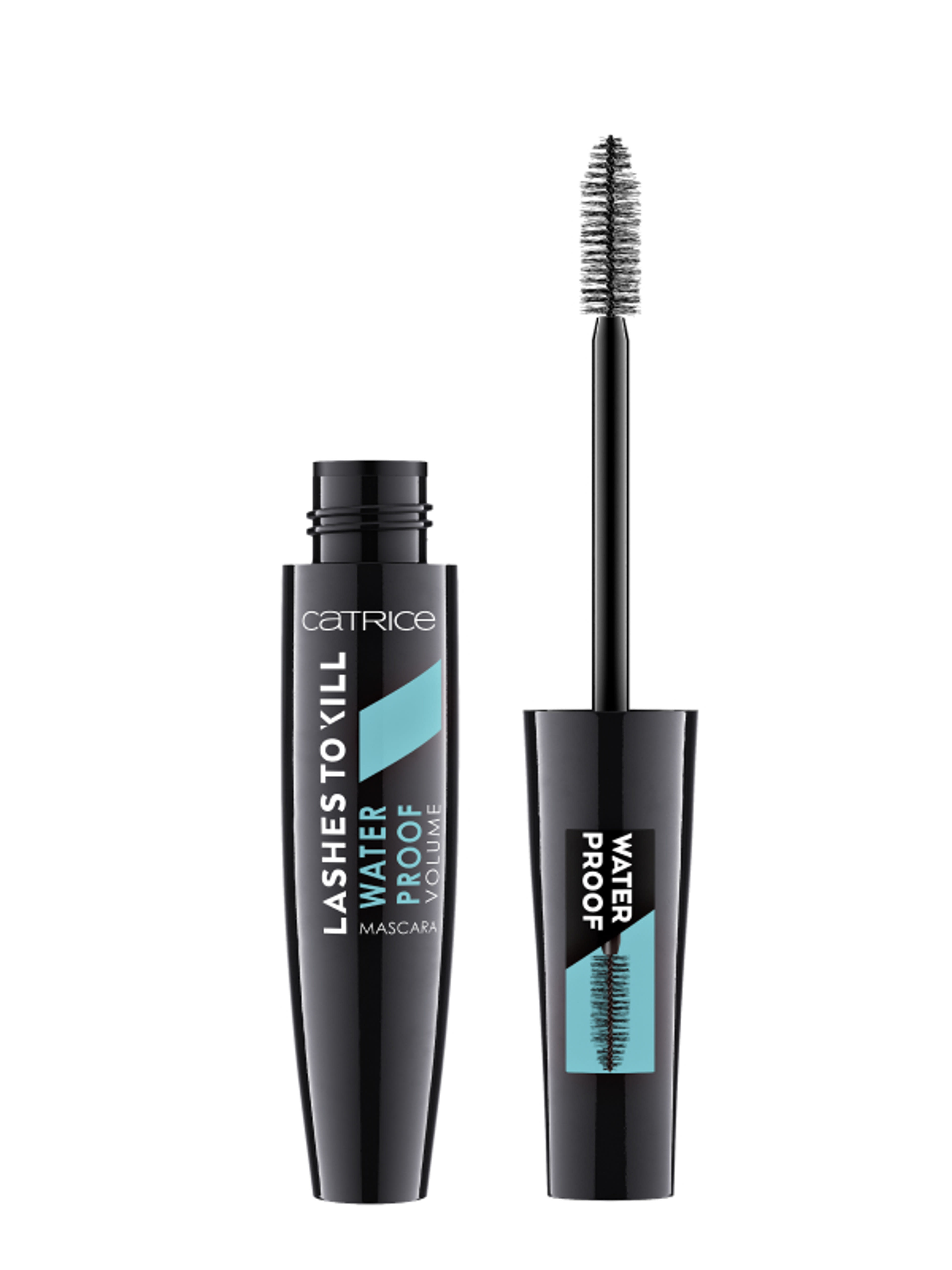 Catrice Lashes To Kill dúsító, vízálló szempillaspirál, fekete  - 10 ml-3