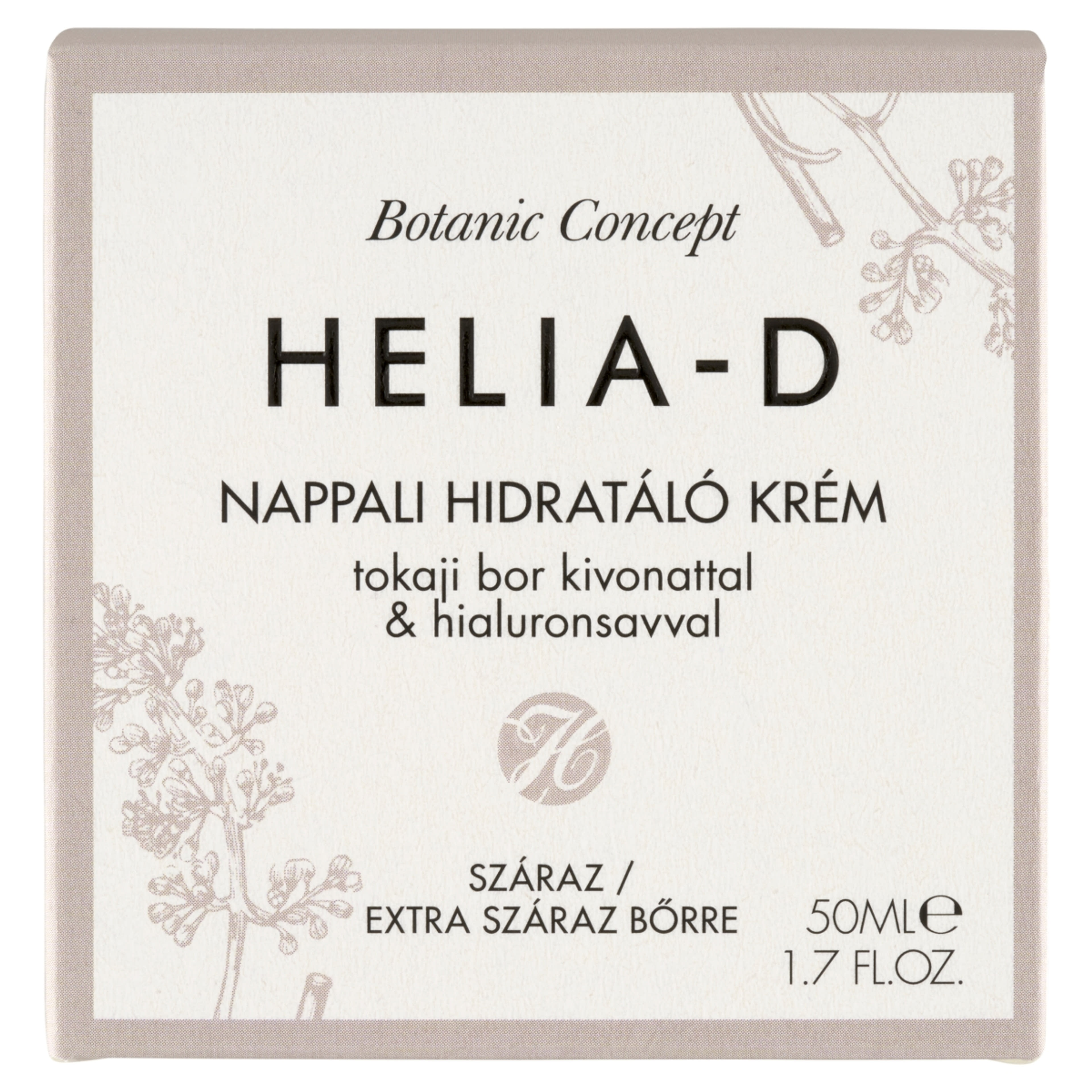 Helia-D Botanic Concept Tokaji Aszús Hidratáló nappali arckrém száraz és extra száraz bőrre - 50 ml