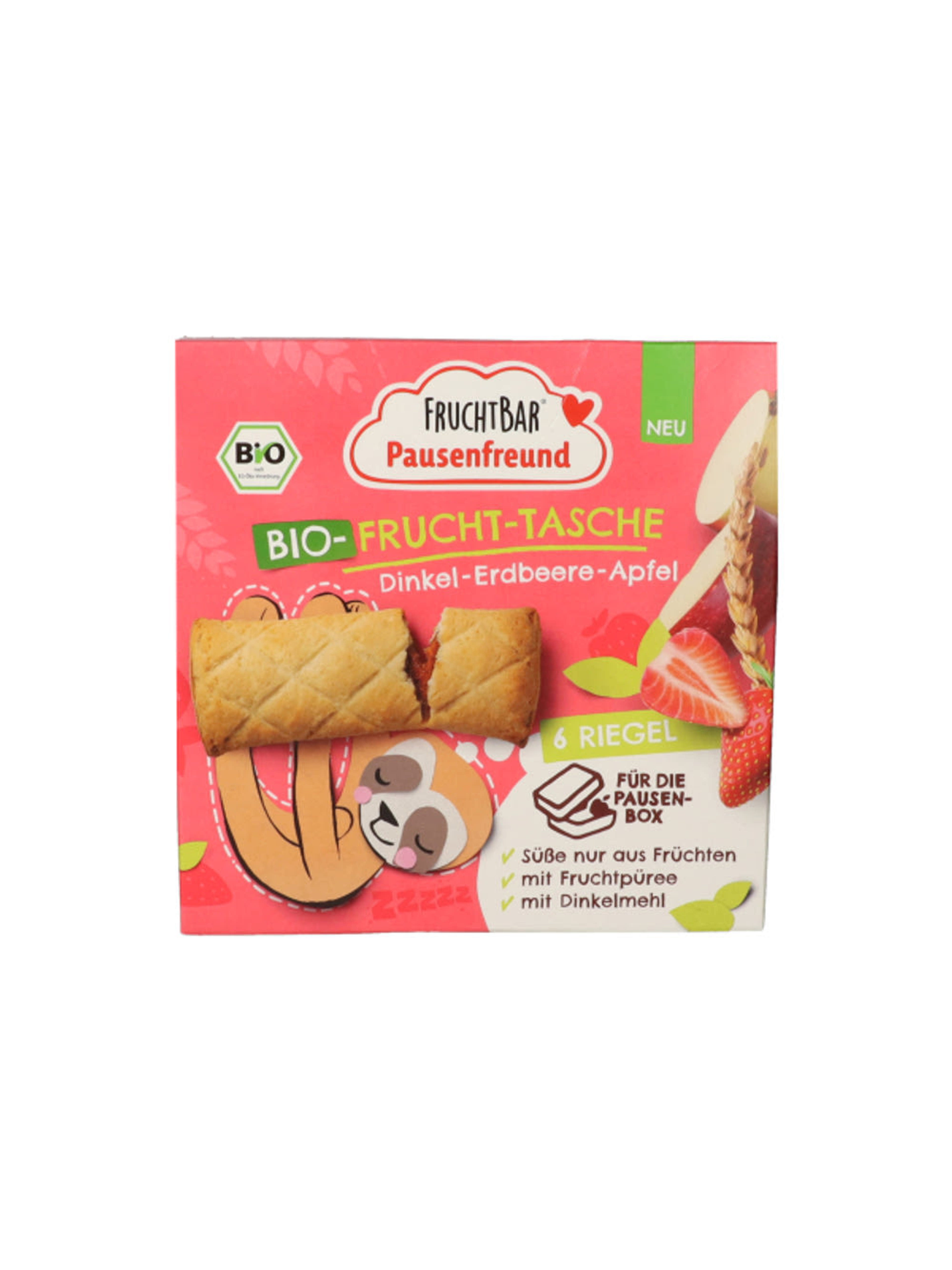 Fruchtbar Bio gyümölcsös párna eper - málna - tönköly - 132 g