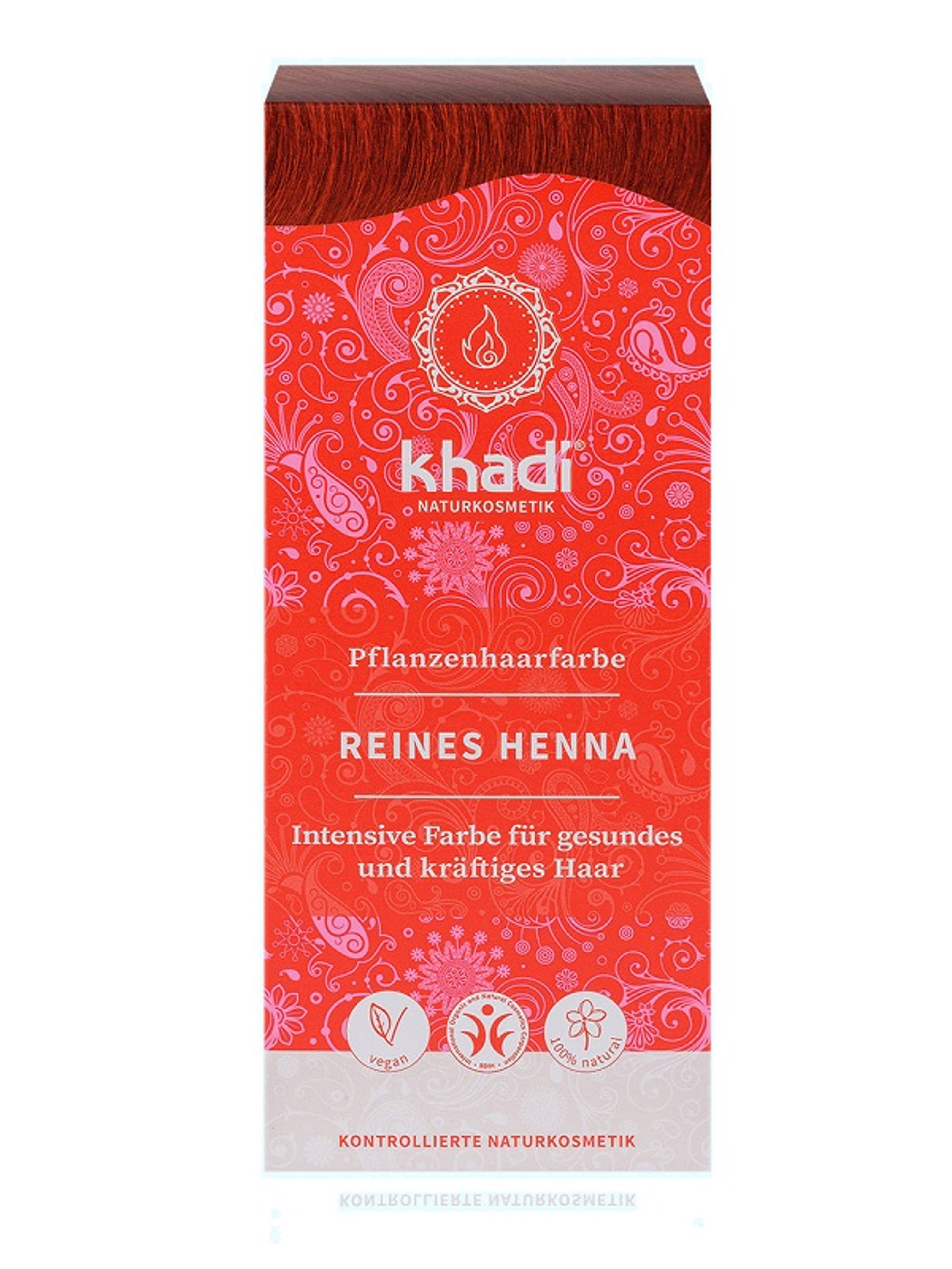 Khadi Por hajfesték élénk vörös hennából - 100 g-1