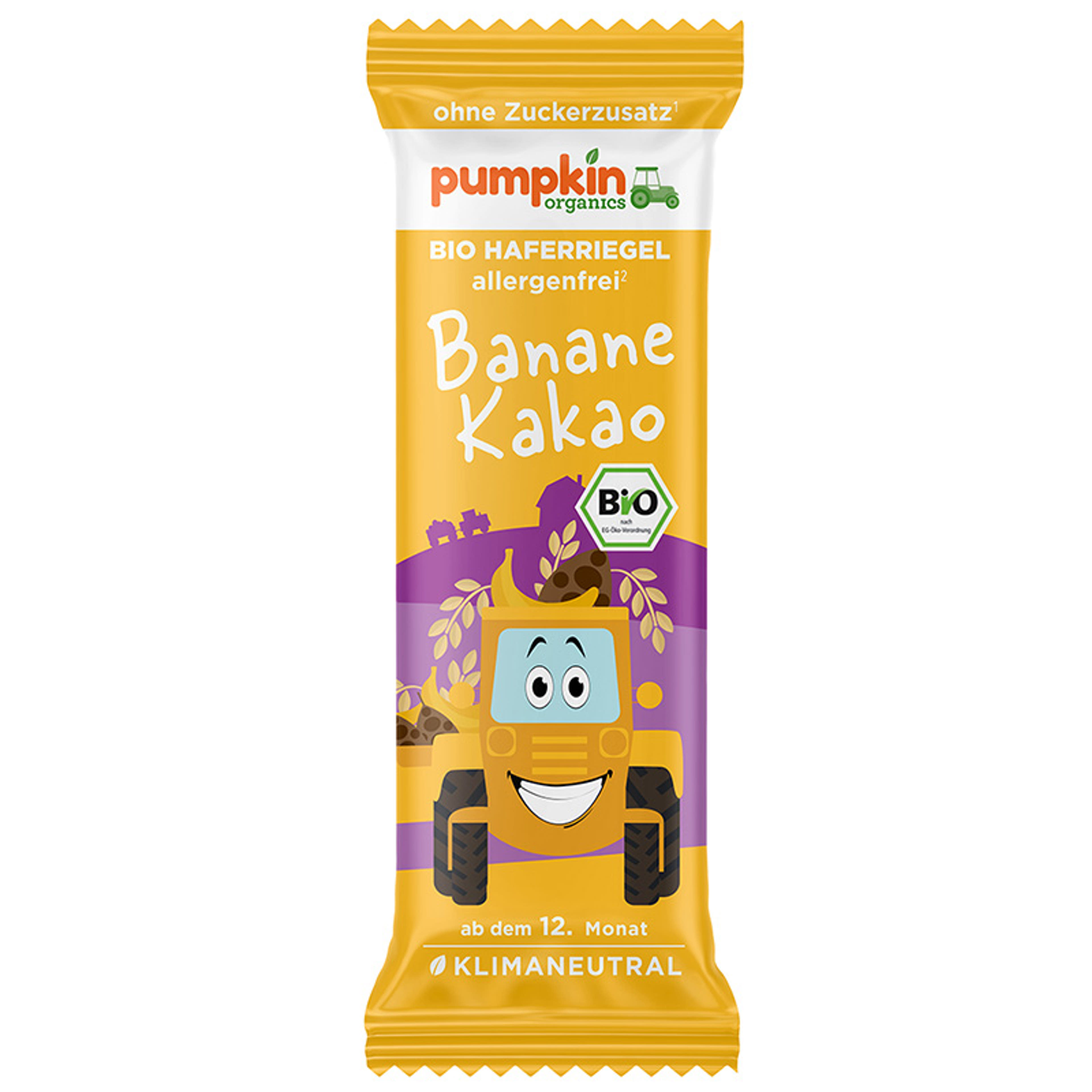 Pumpkin Bio zabszelet babánnal és kakaóval 12 hónapos kortól - 20 g