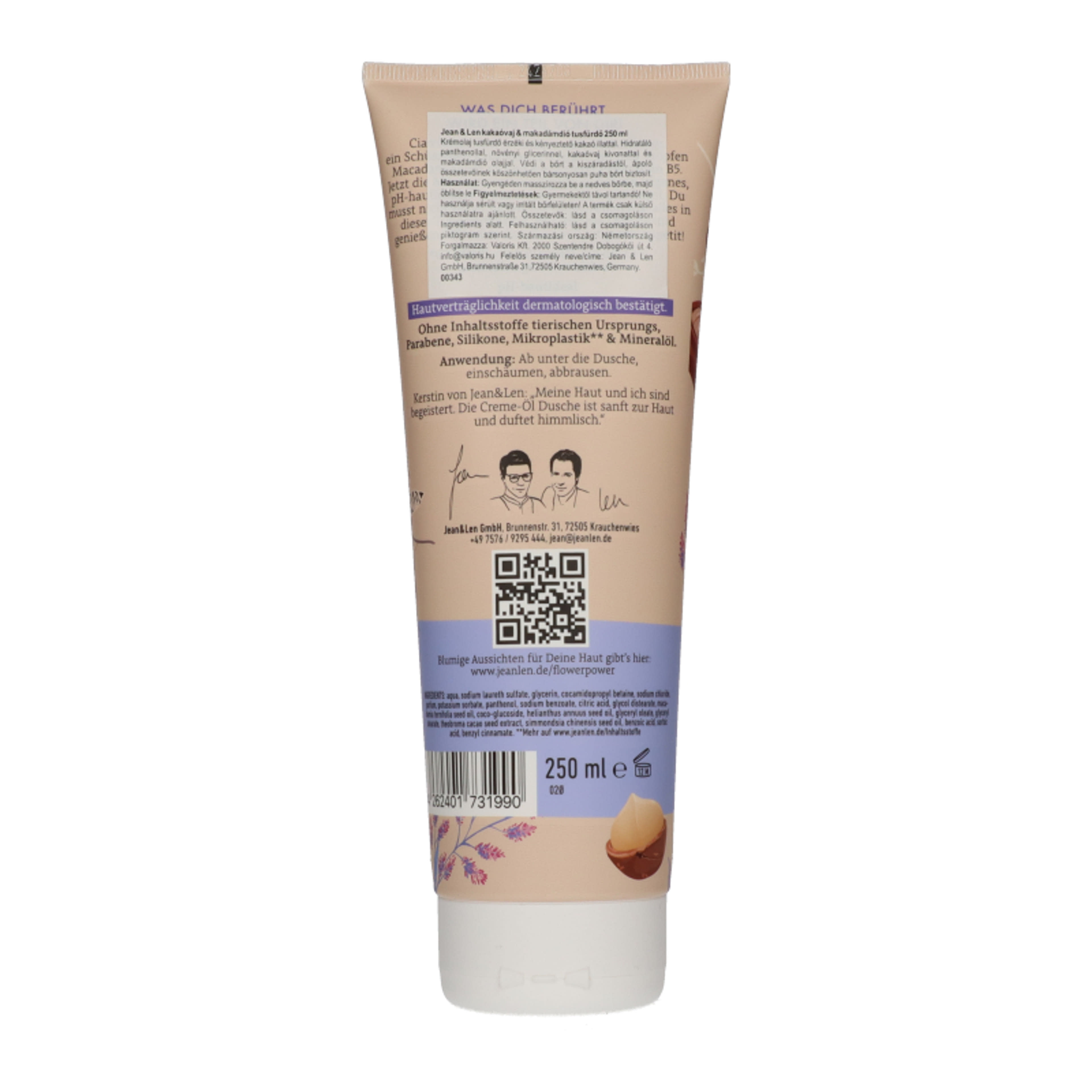 Jean&Len tusfürdő kakaó illattal - 250 ml-2