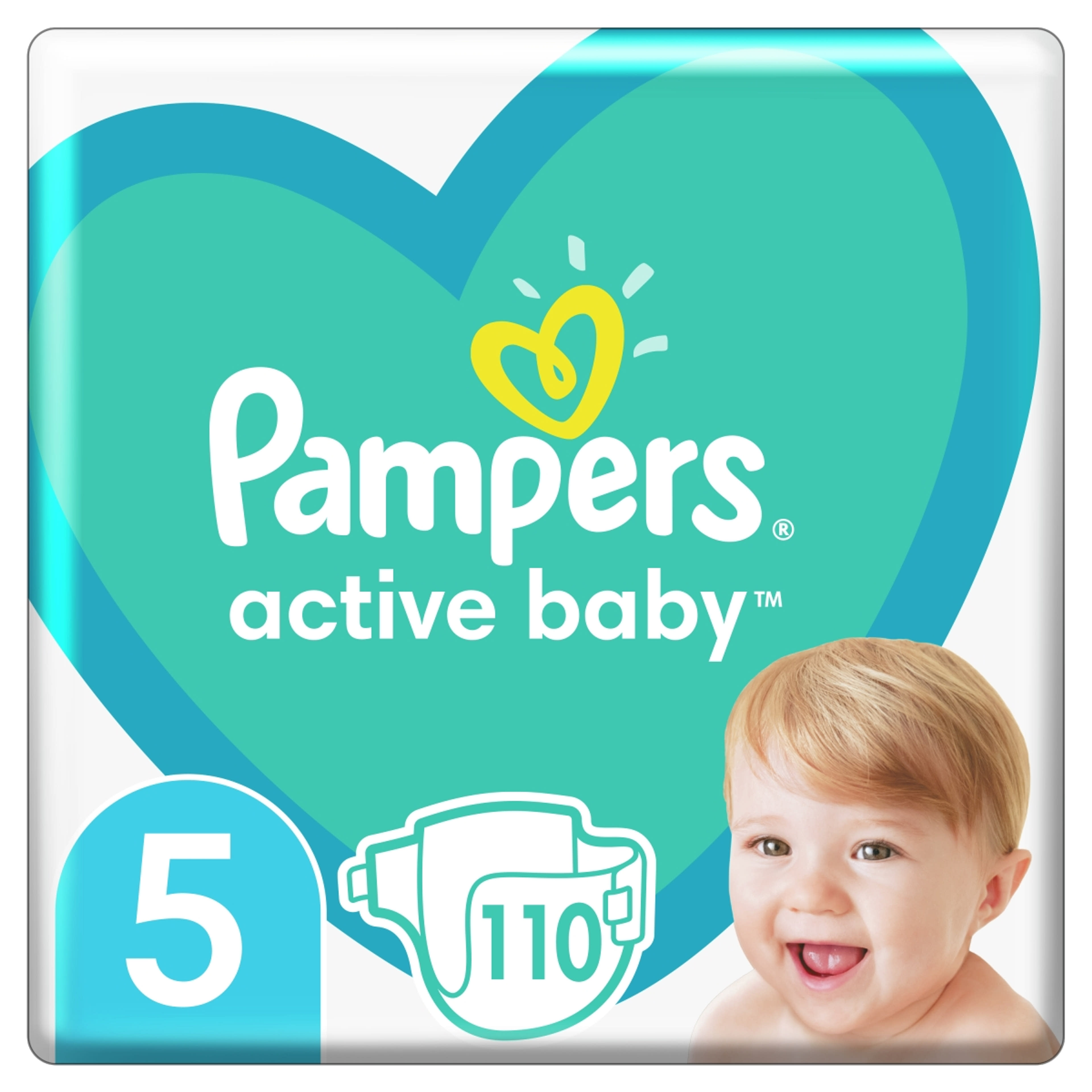 Pampers active baby mega pack+ 5-os 11-16kg - 110 db-8