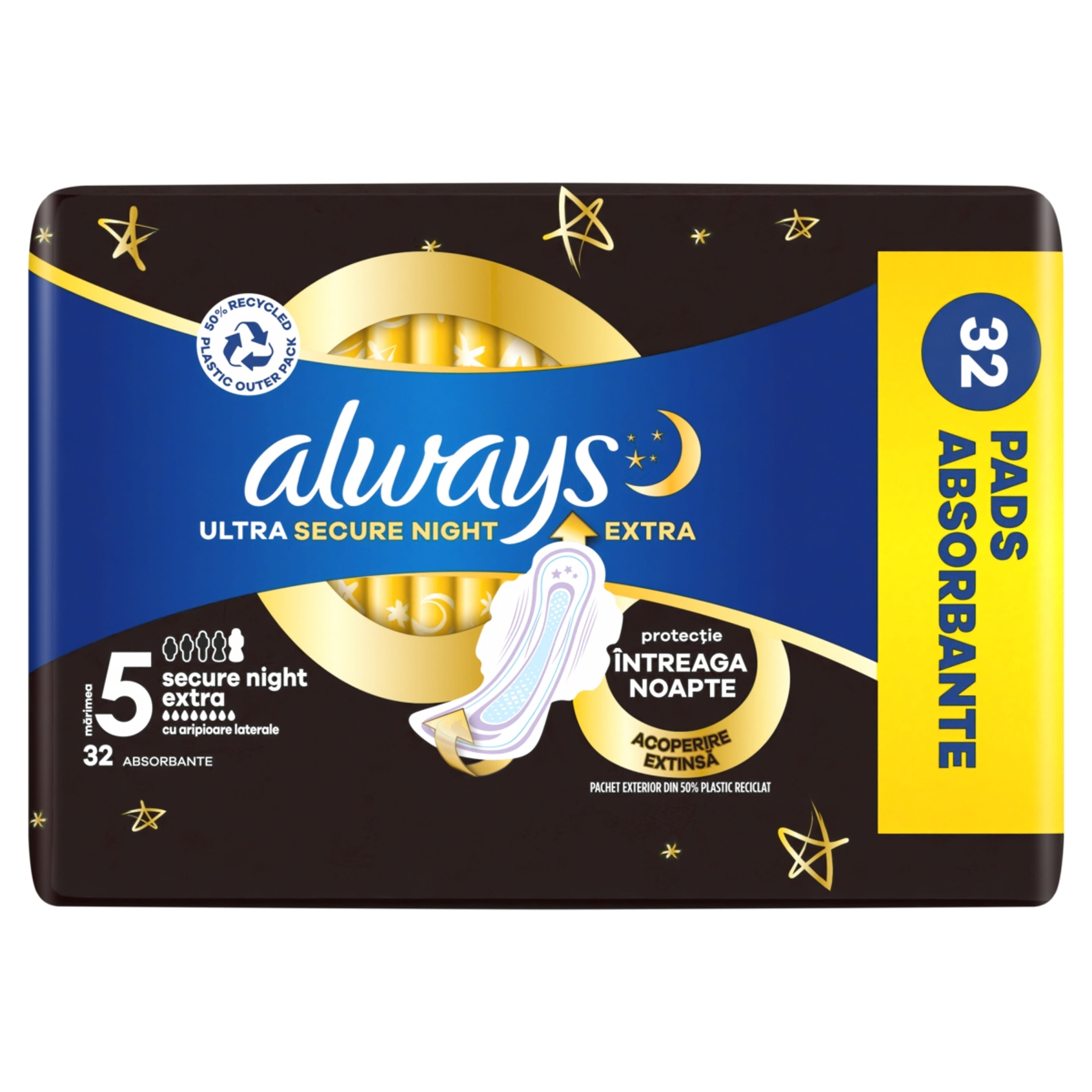 Always Ultra Secure Night Extra egészségügyi betét - 32 db-3