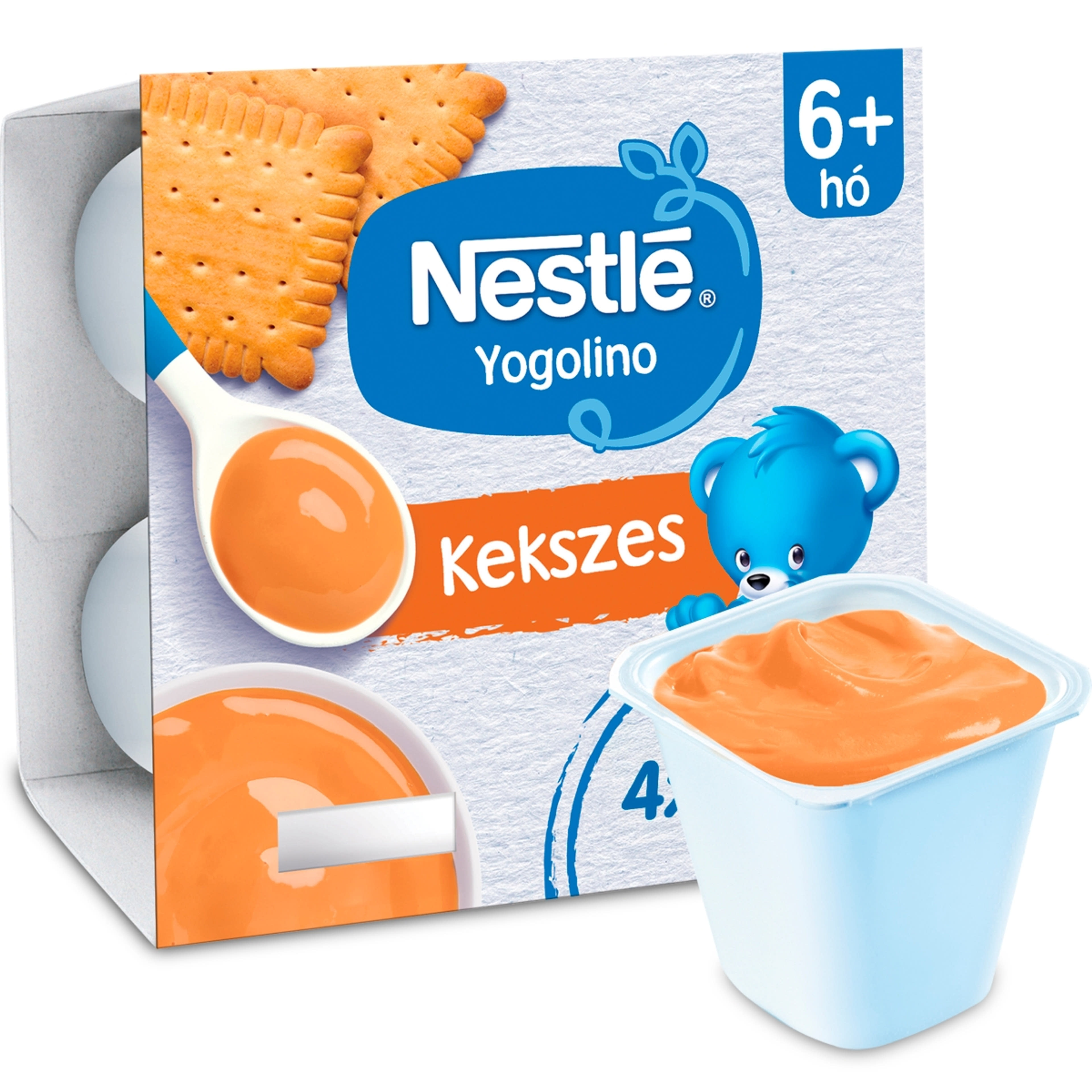 Nestlé Yogolino Bébidesszert Kekszes Ízesítéssel 6 Hónapos Kortól 4*100g - 400 g-2
