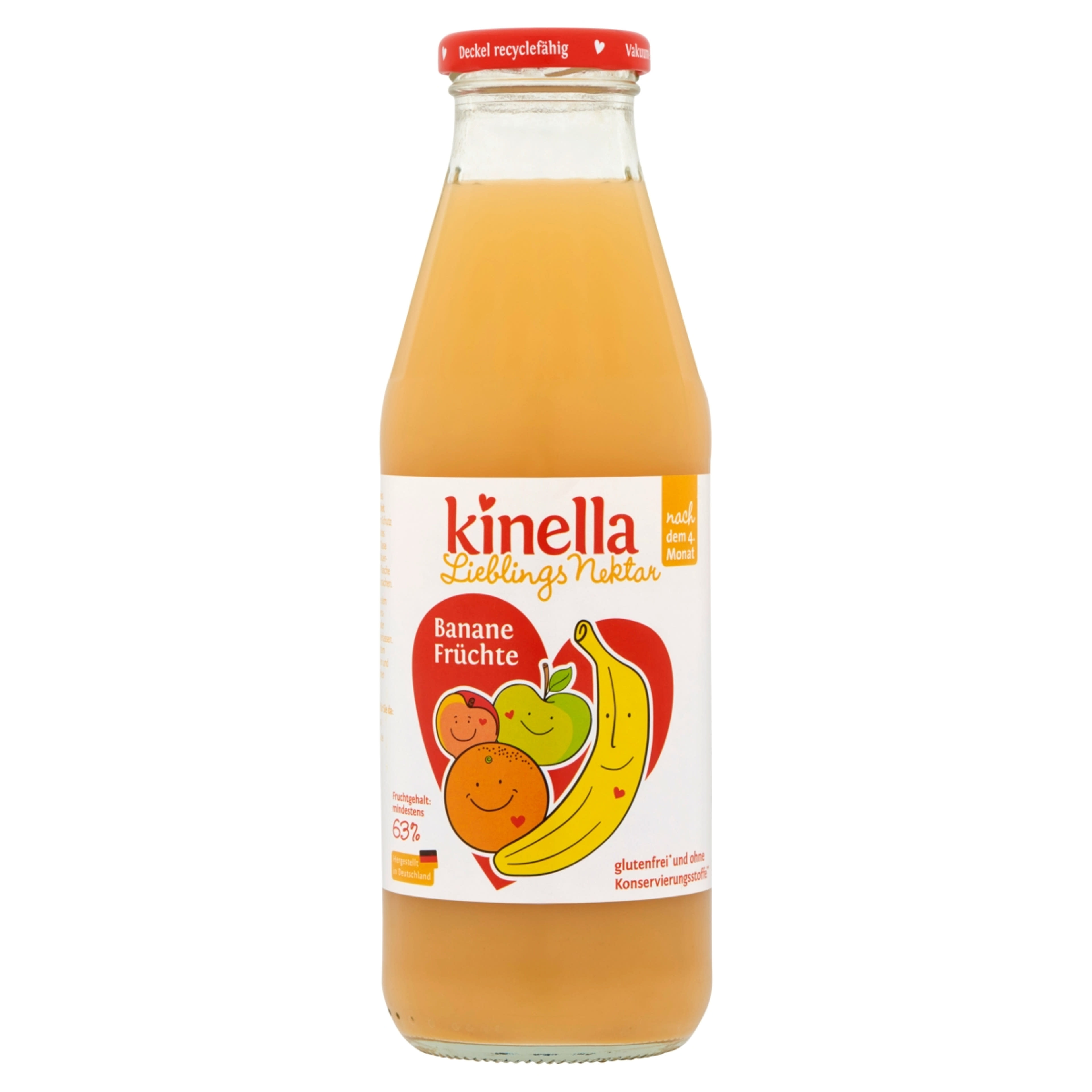 Kinella Gyümölcsital Banán 4 Hónapos Kortól - 500 ml