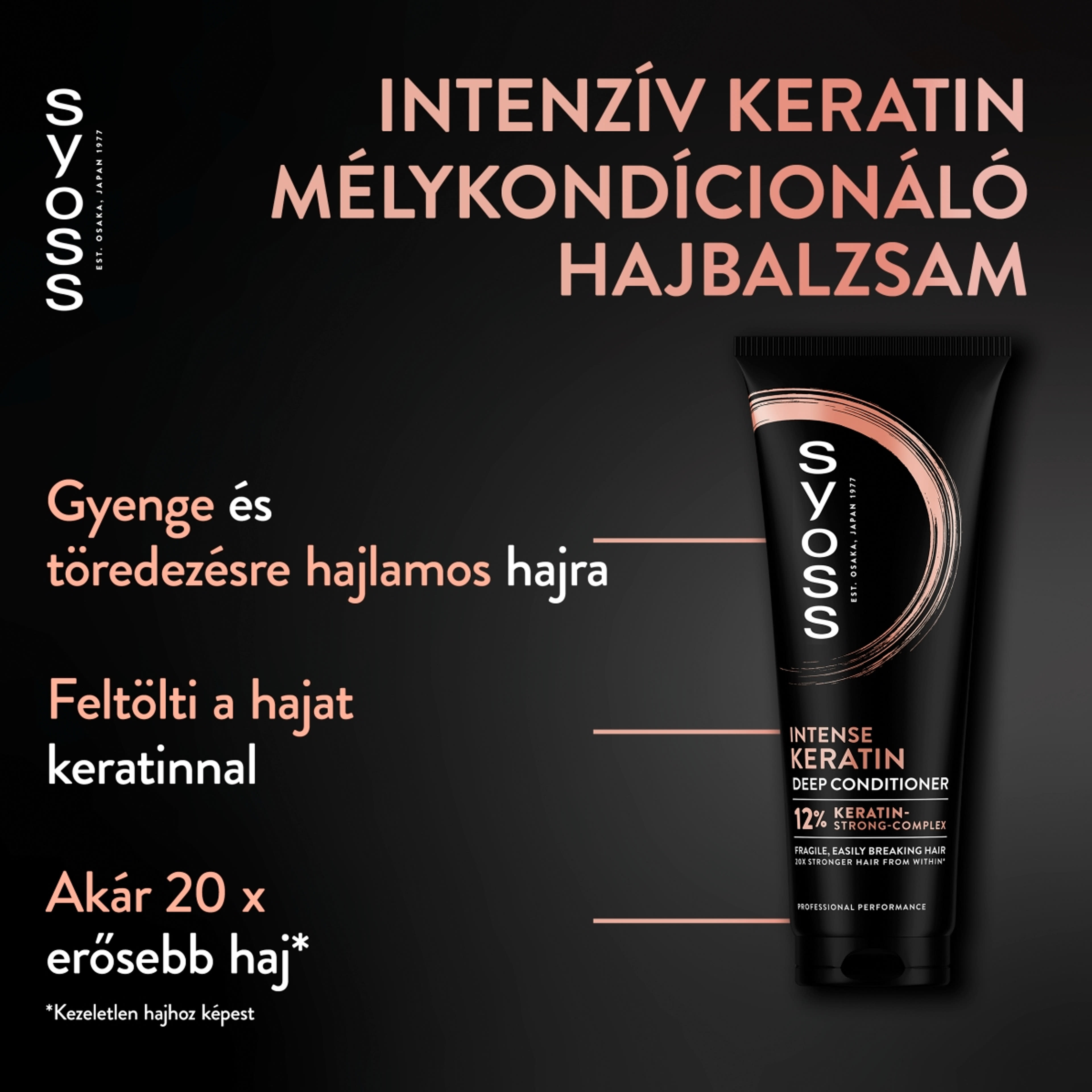 Syoss Keratin Intenzív hajbalzsam - 250 ml-2