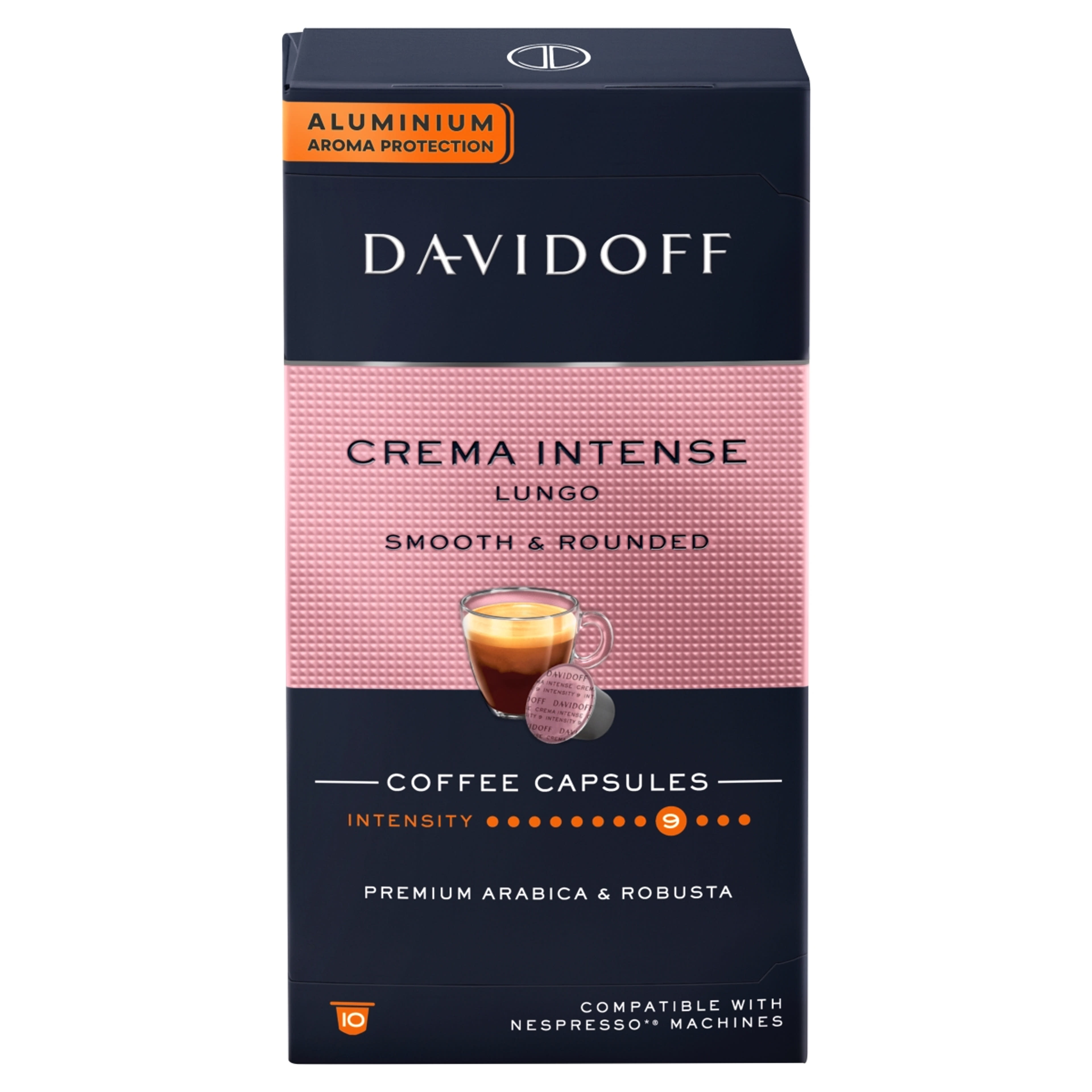 Davidoff Drema Intense Lungo Nesspresso kávékapszula - 10 db