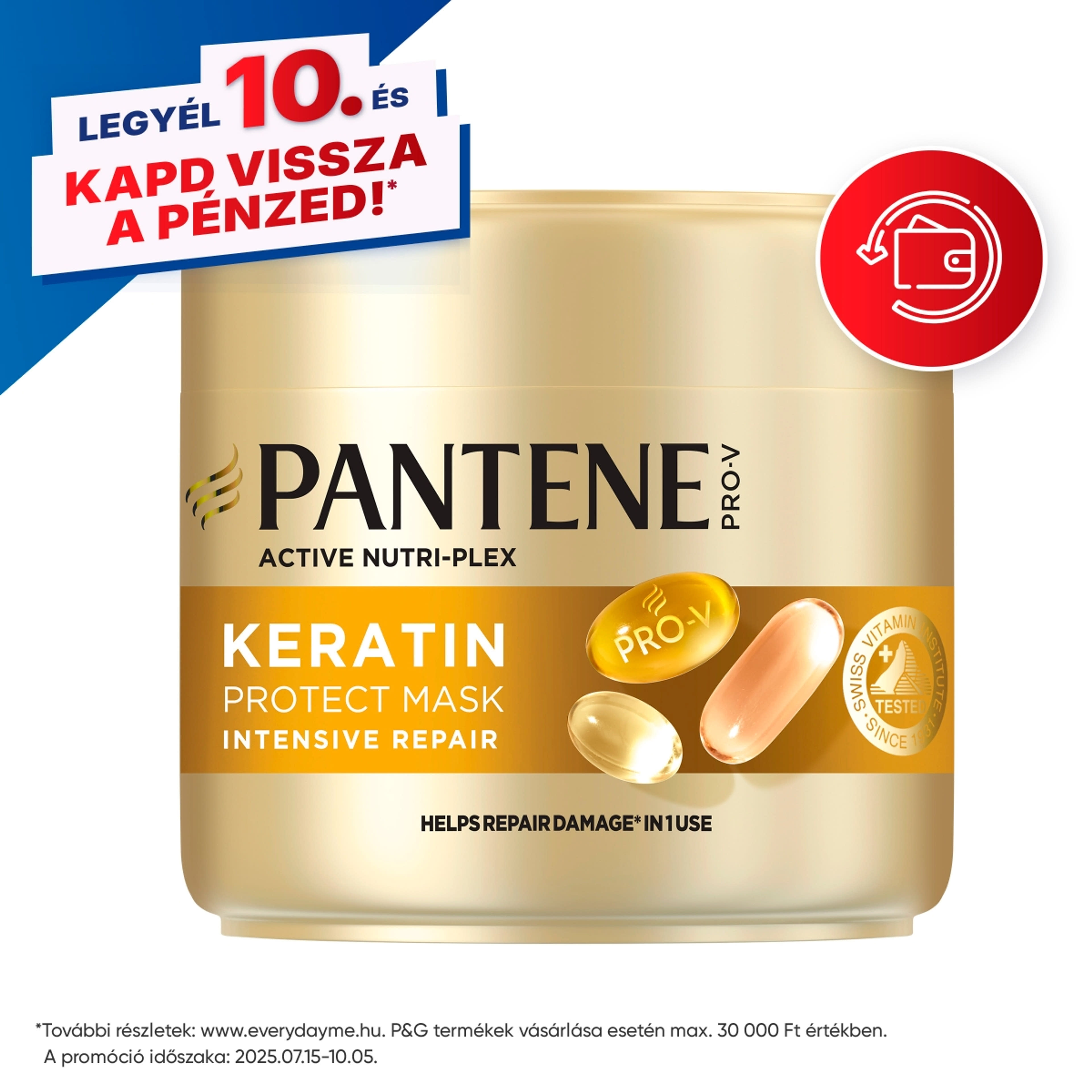 Pantene Intensive Repair Gyenge És Károsodott Hajra hajpakolás - 300 ml