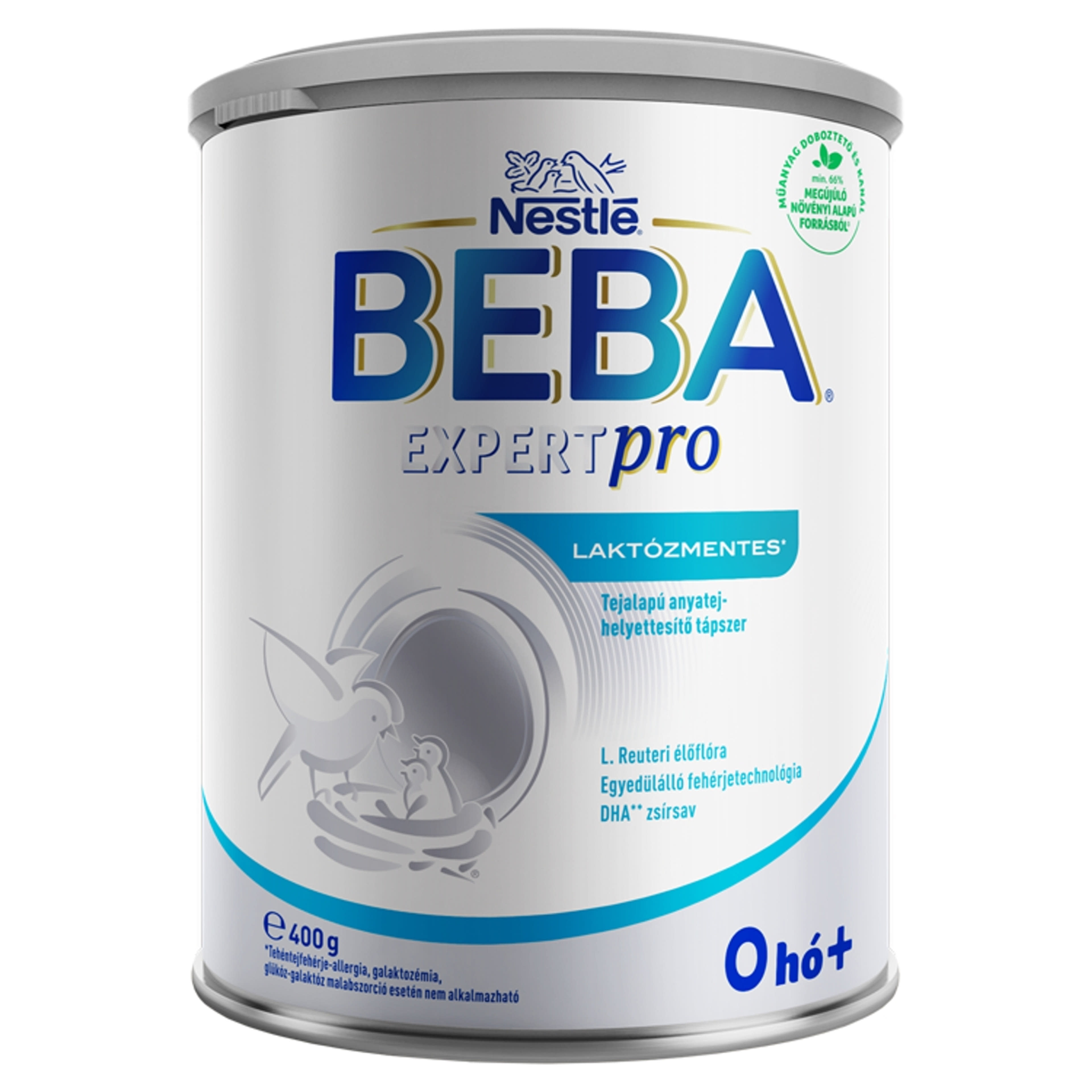 Beba Expertpro laktózmentes tejalapú anyatej-helyettesítő tápszer 0 hónapos kortól - 400 g