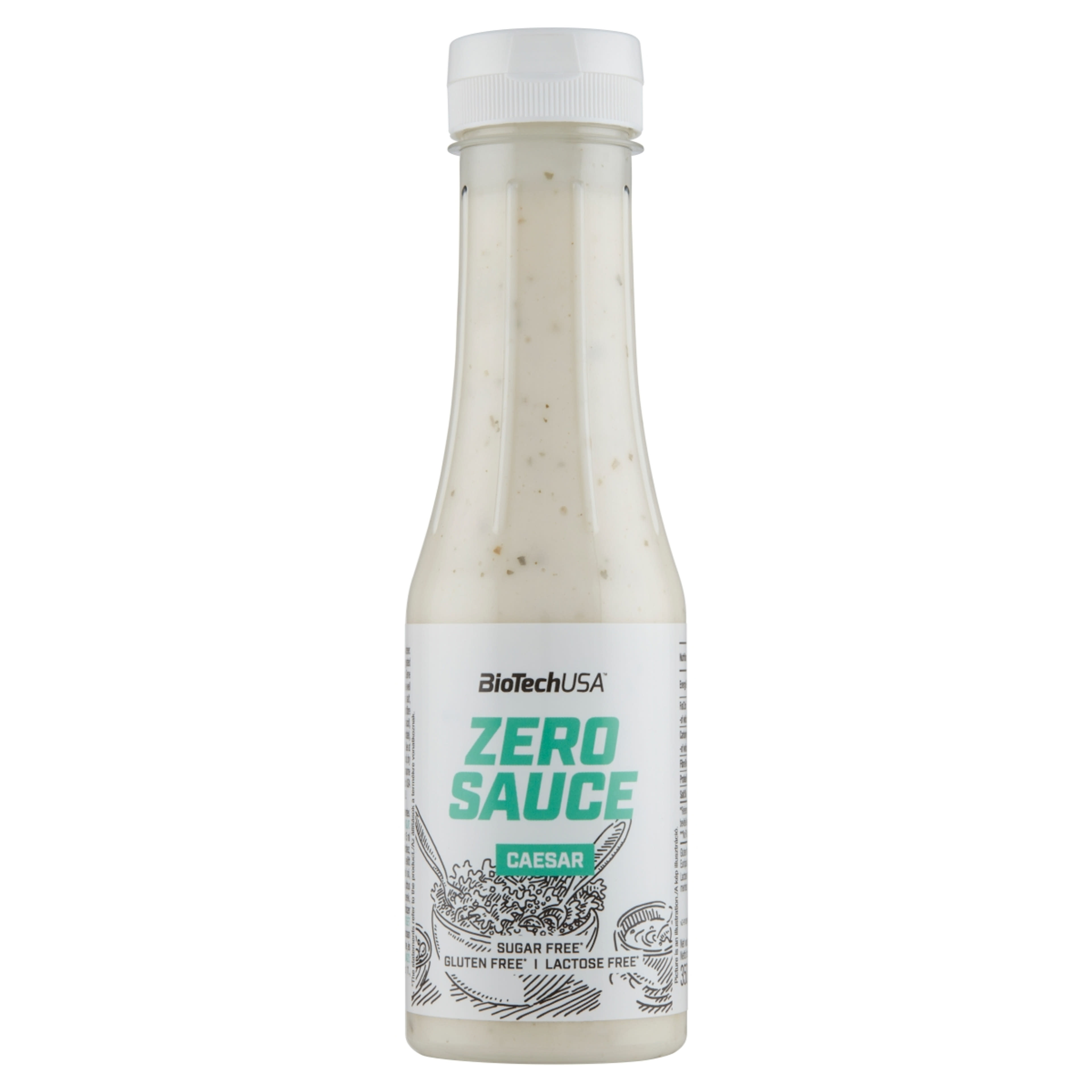 BioTechUSA Zero Sauce Caesar öntet - 350 ml-1