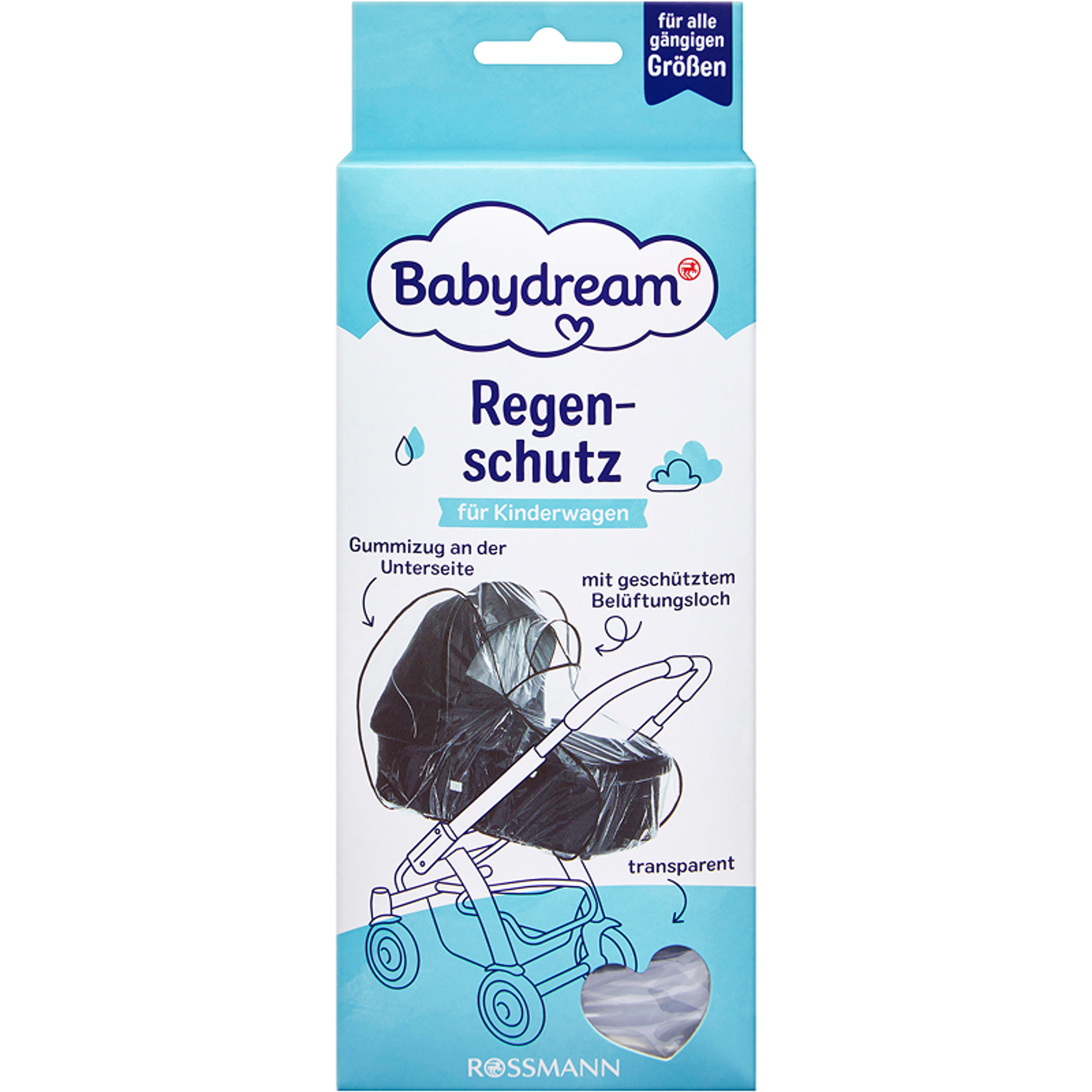 Babydream esővédő babakocsira - 1 db