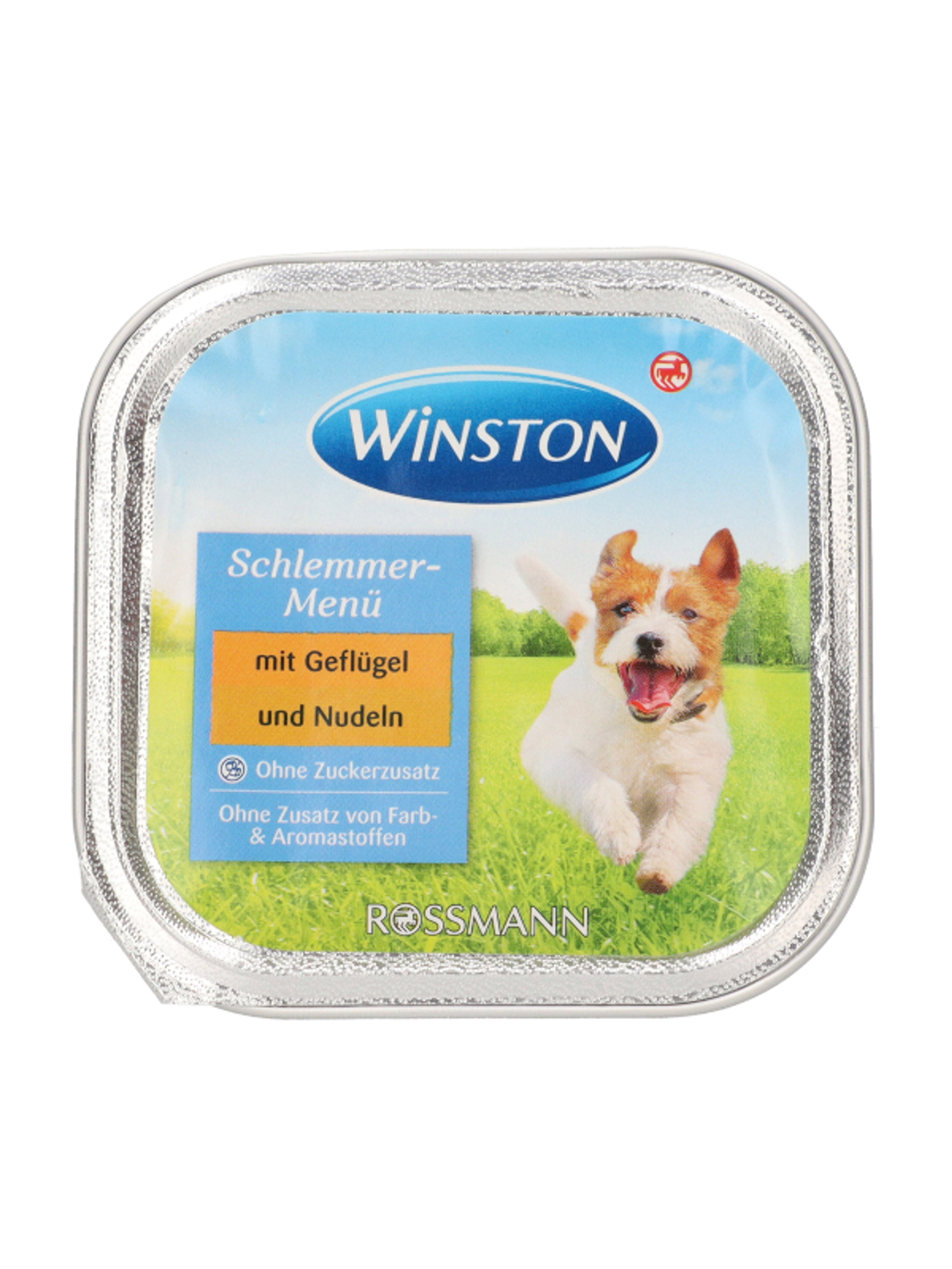 Winston Fenséges Menü alutasak kutyáknak, szárnyashússal és tésztával - 150 g-3