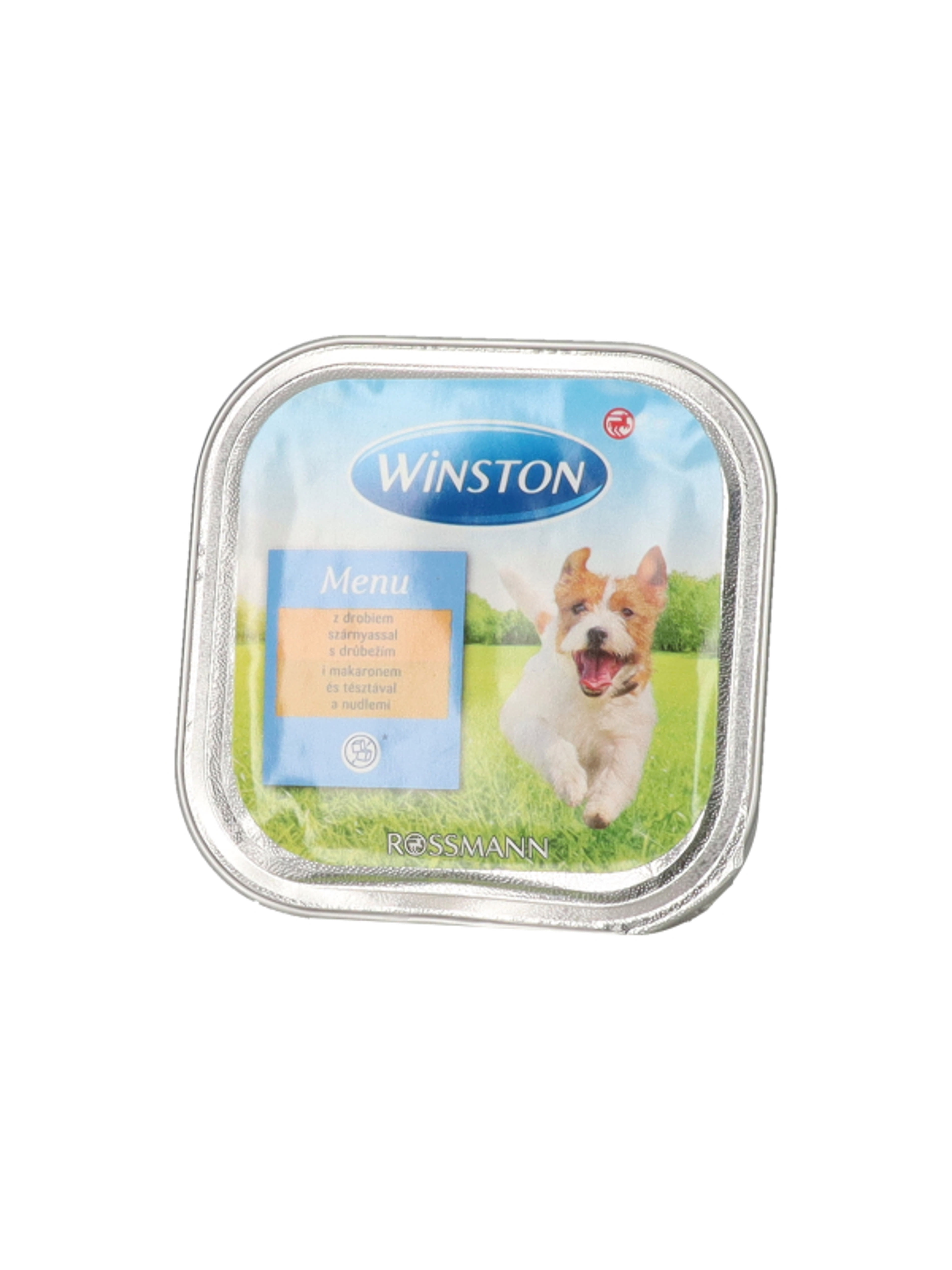 Winston Fenséges Menü alutasak kutyáknak, szárnyashússal és tésztával - 150 g-4