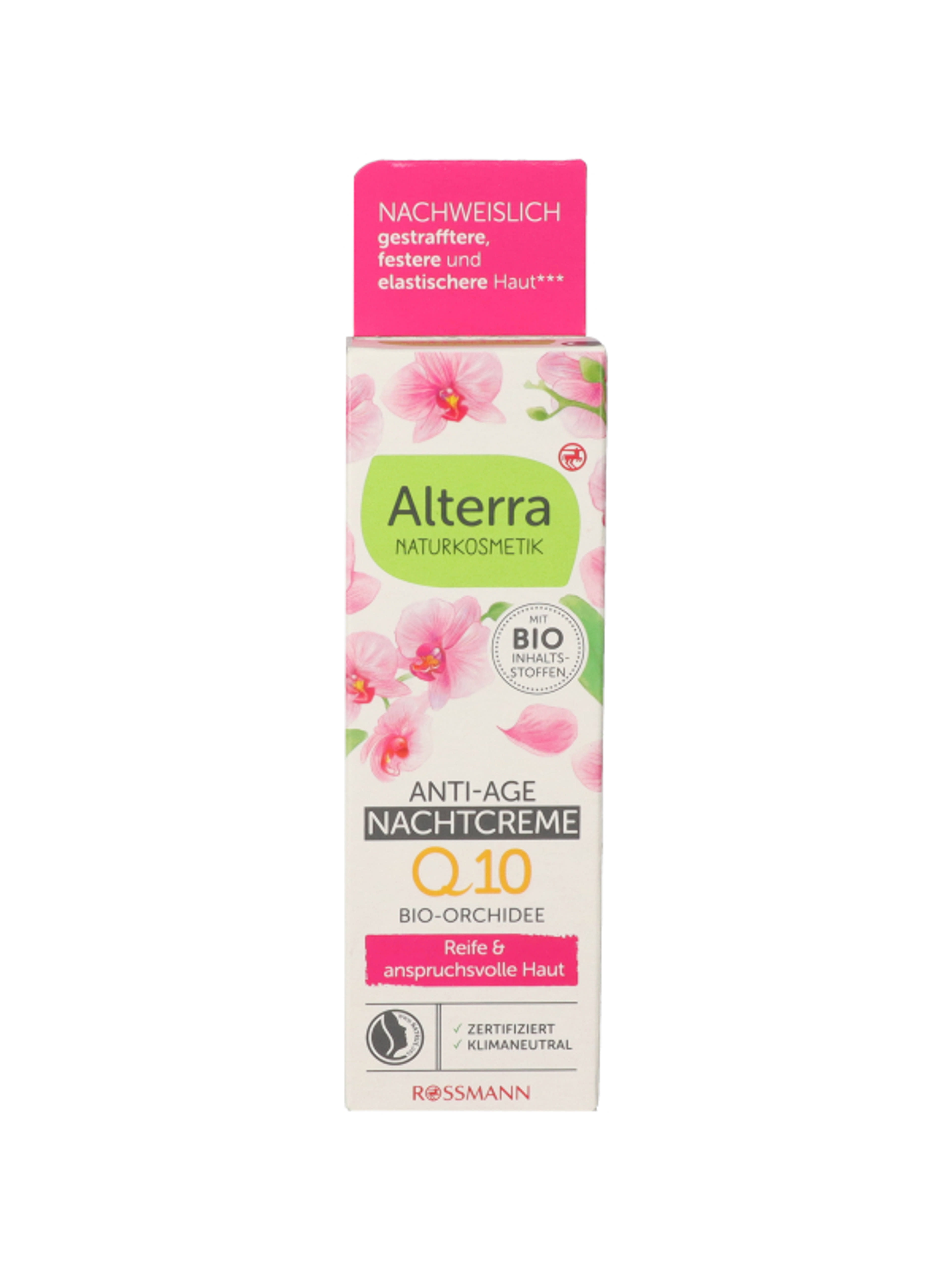 Alterra Anti-Age Q10 Bio-Orchidea éjszakai krém - 50 ml-2