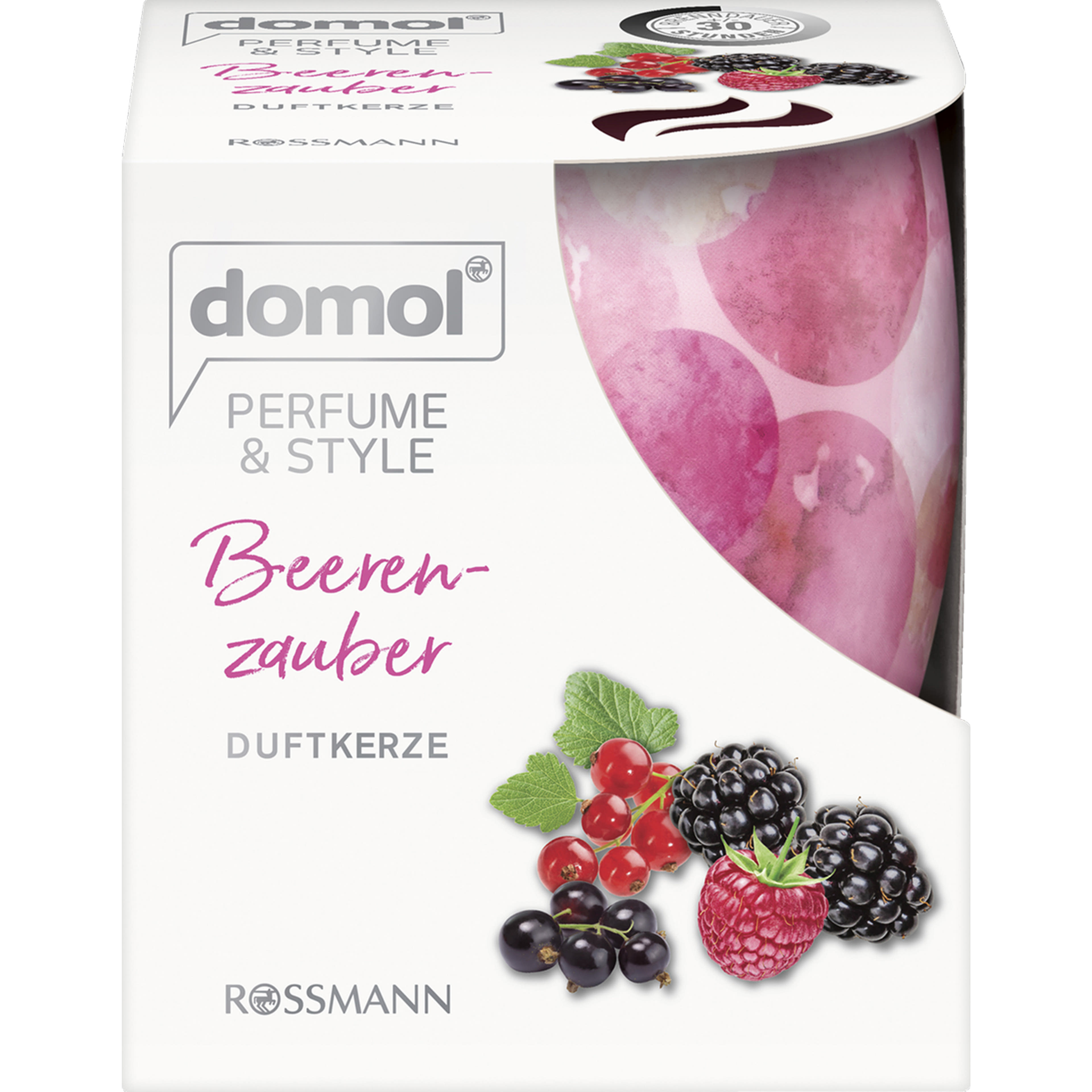 Domol illatgyertya erdeigyümölcs illatban - 1 db