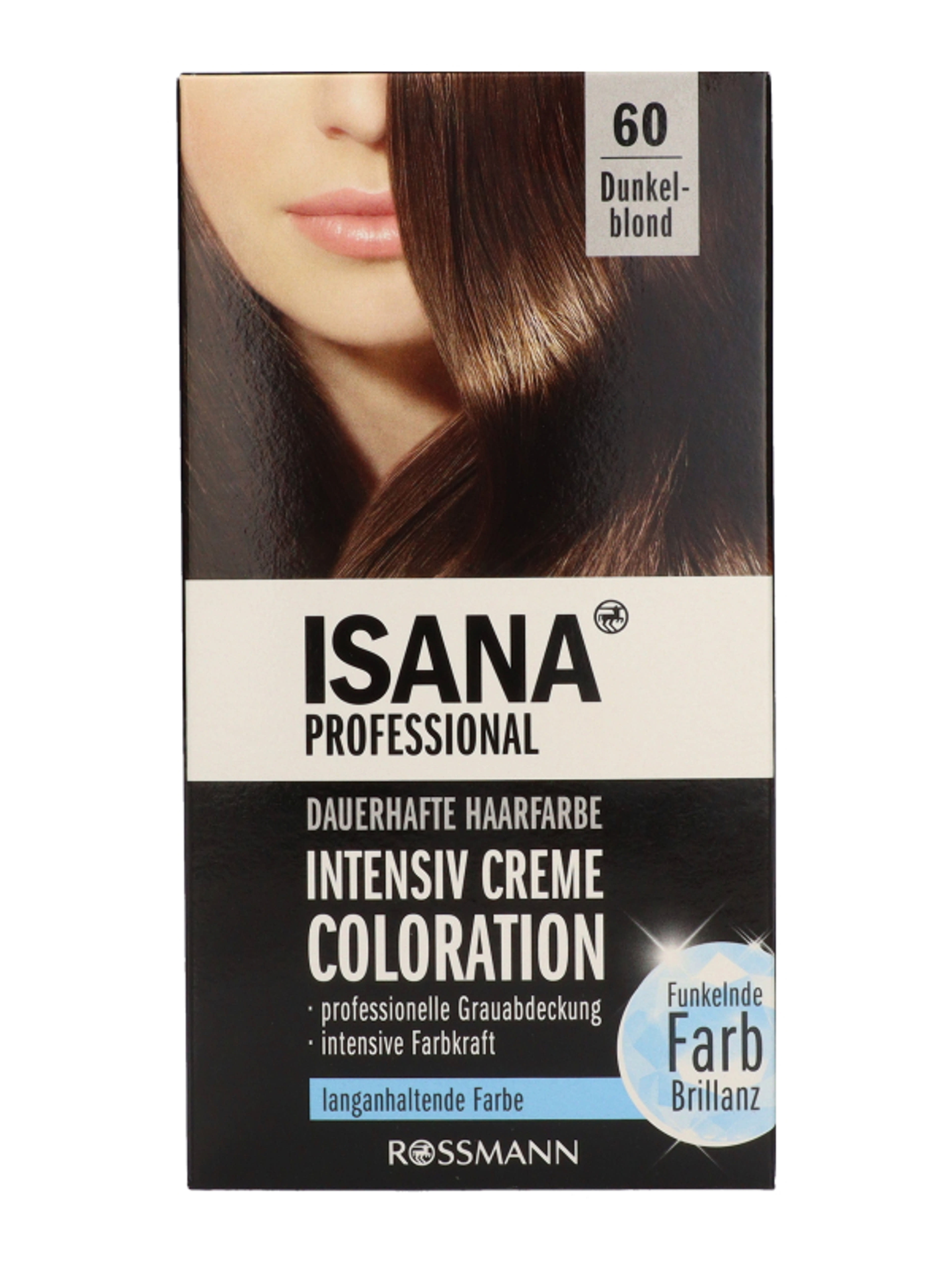 Isana Professional intenzív krémhajfesték /60 sötét szőke - 1 db-2