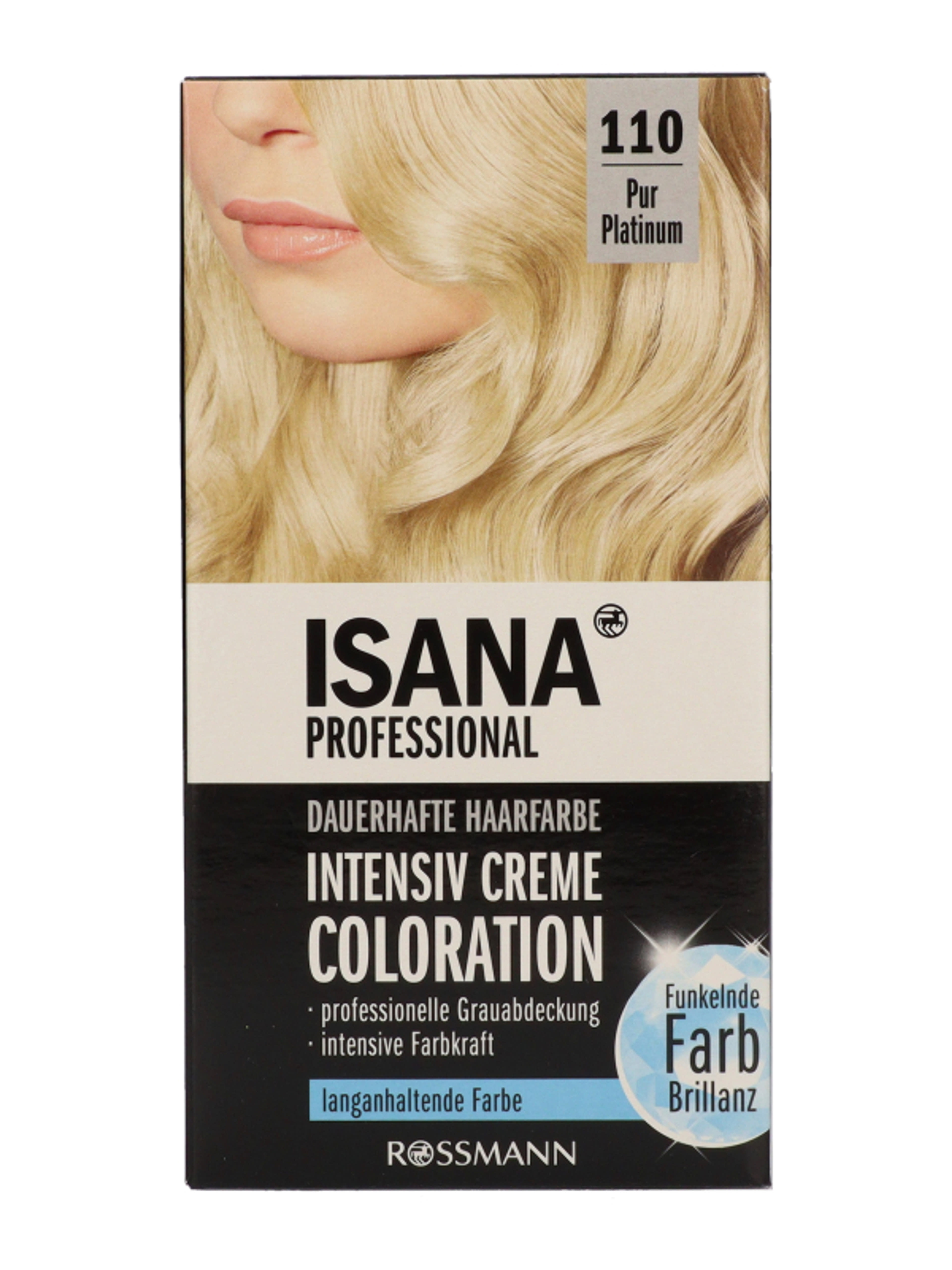Isana Professional intenzív krémhajfesték /110 Pur platinum - 1 db-2