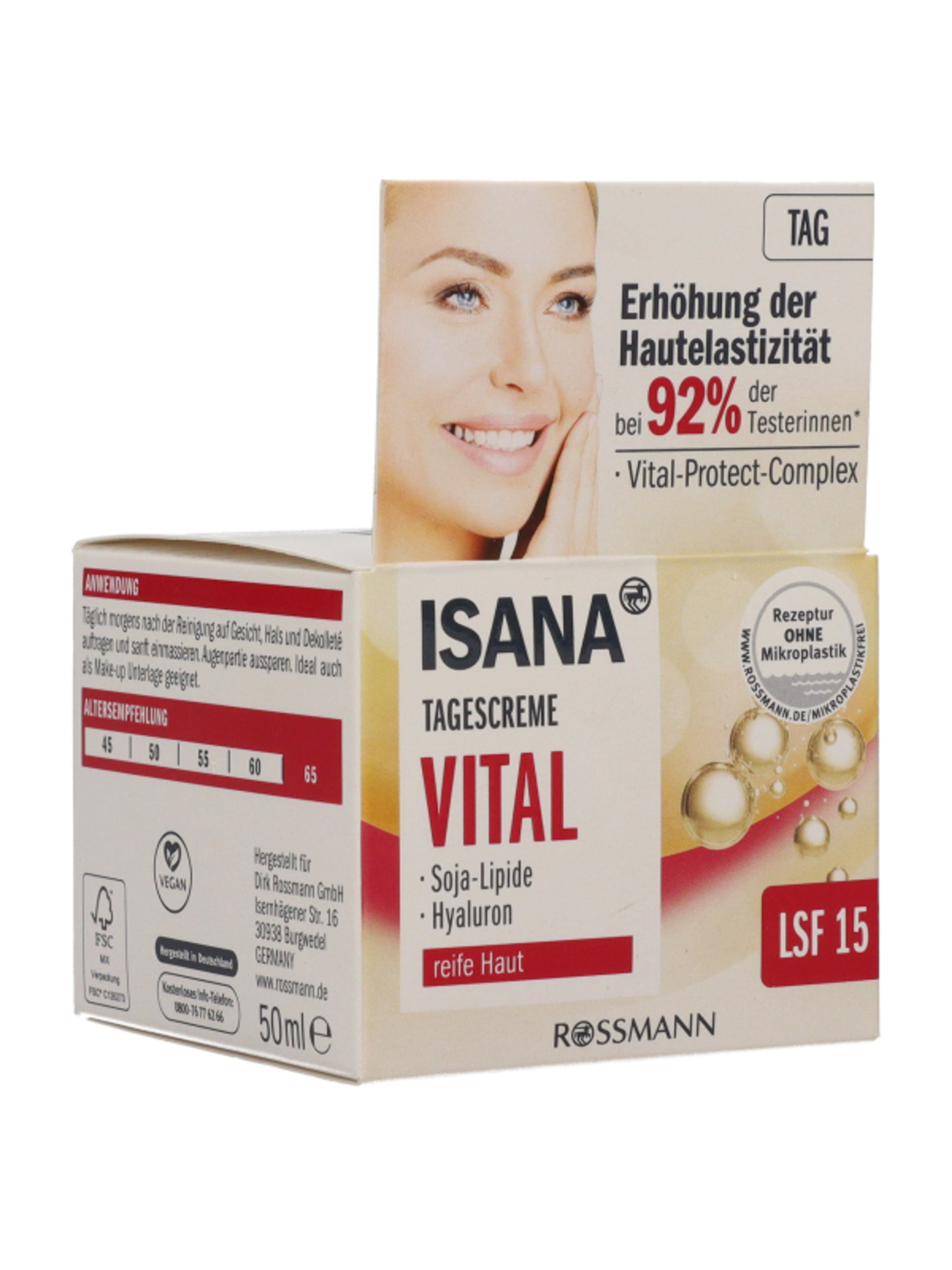 Isana Vital nappali krém F15 - 50 ml-6