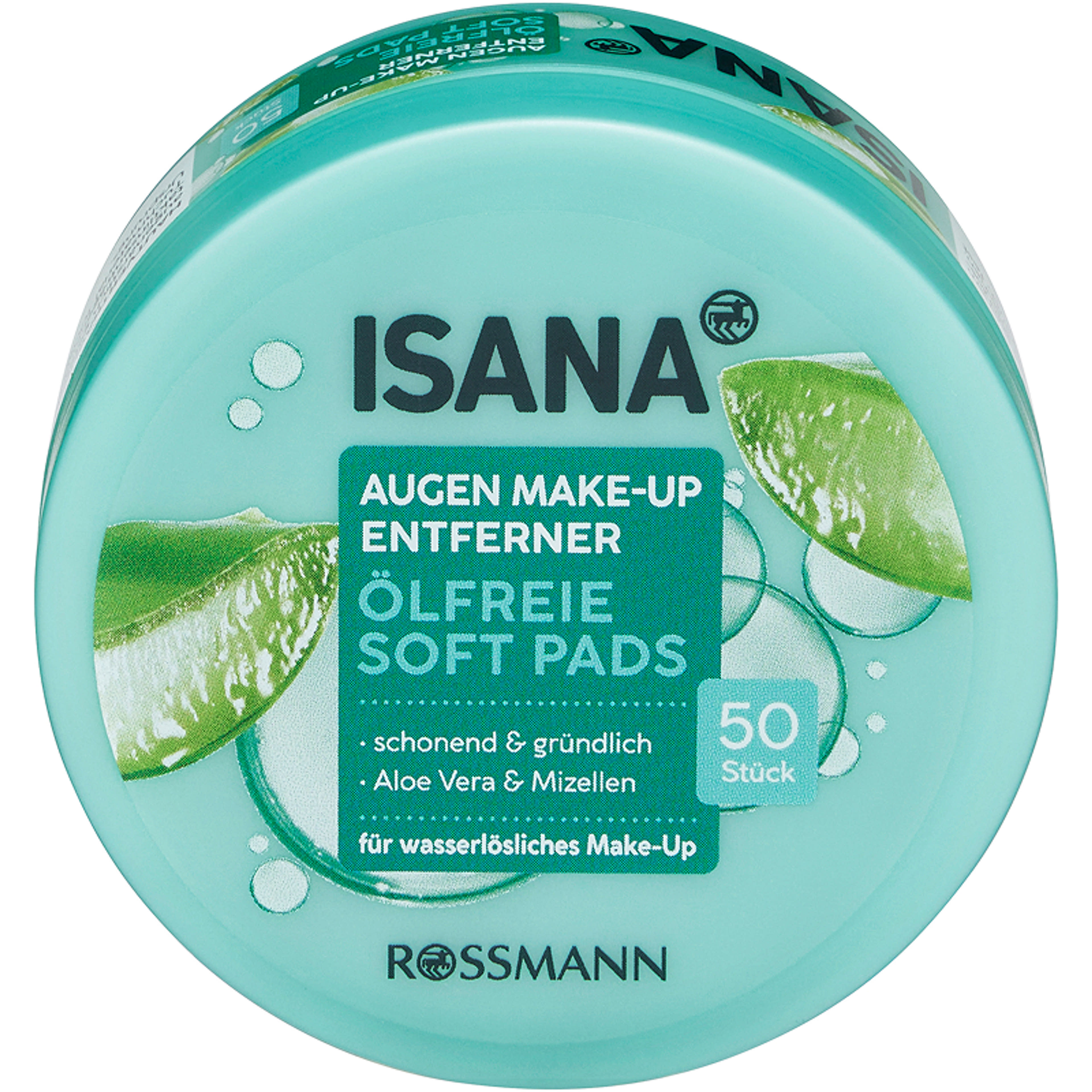 Isana olajmentes sminkeltávolító korong - 50 db