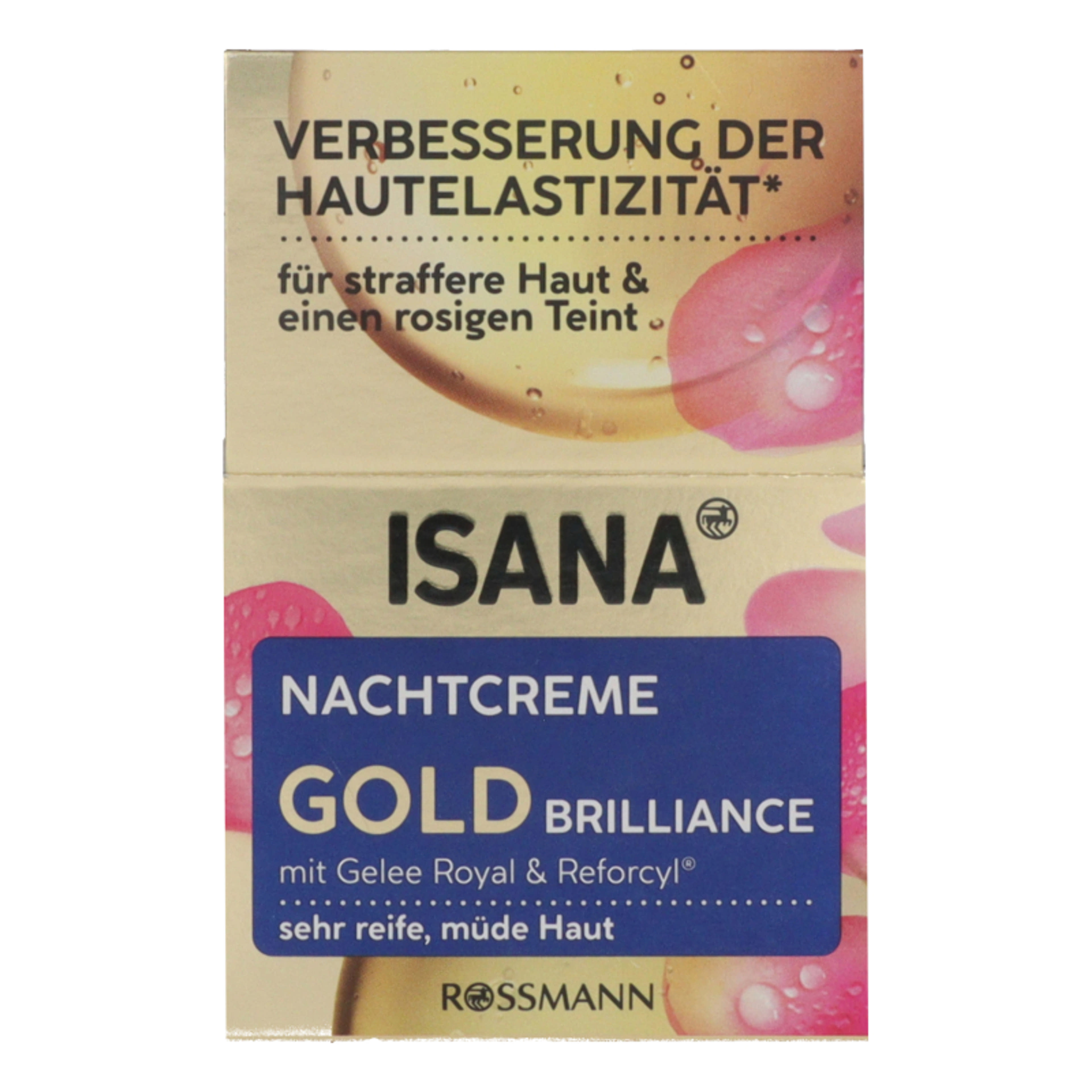 Isana Gold Brilliance éjszakai arckrém - 50 ml-1