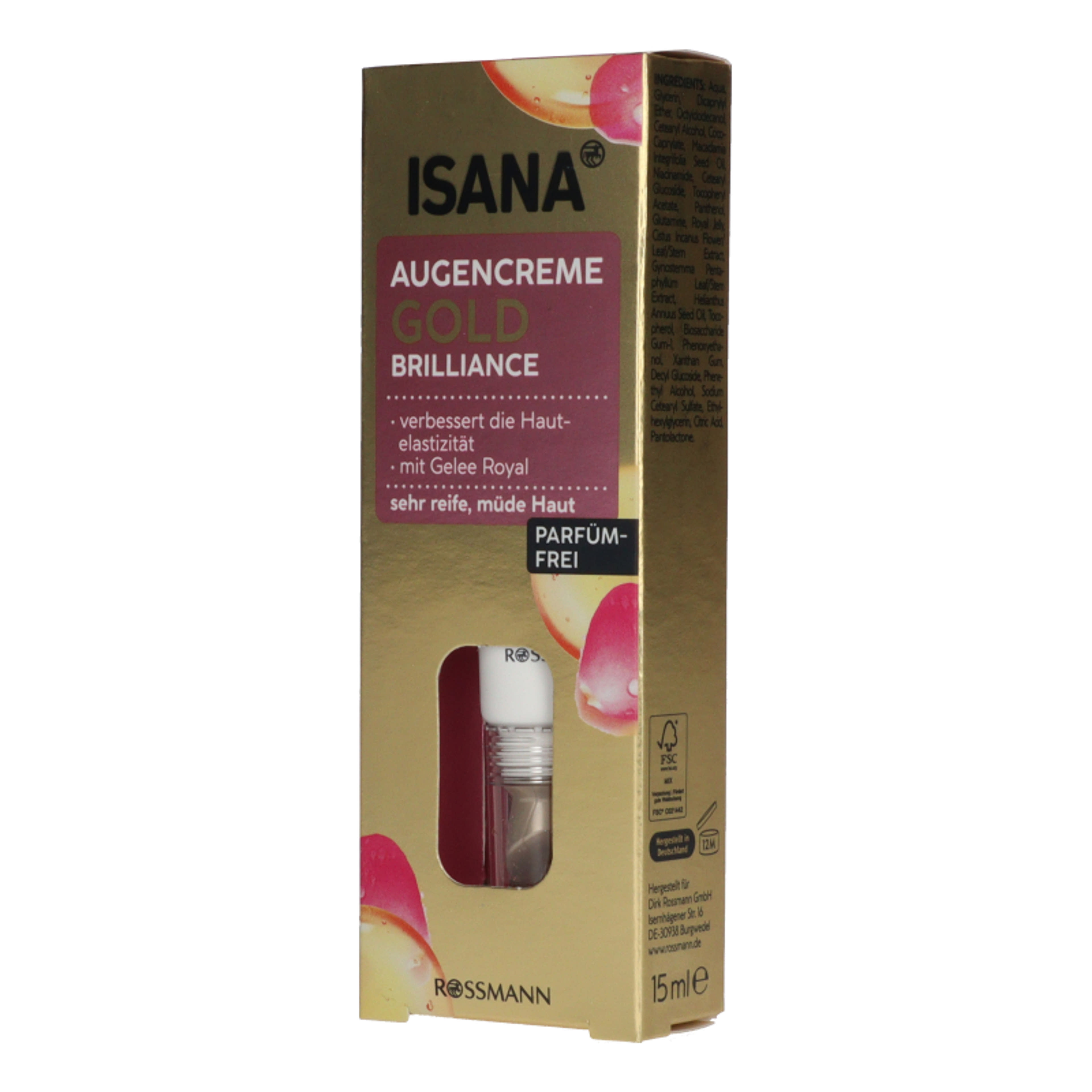 Isana Gold Brilliance szemkönykékápoló - 15 ml-2