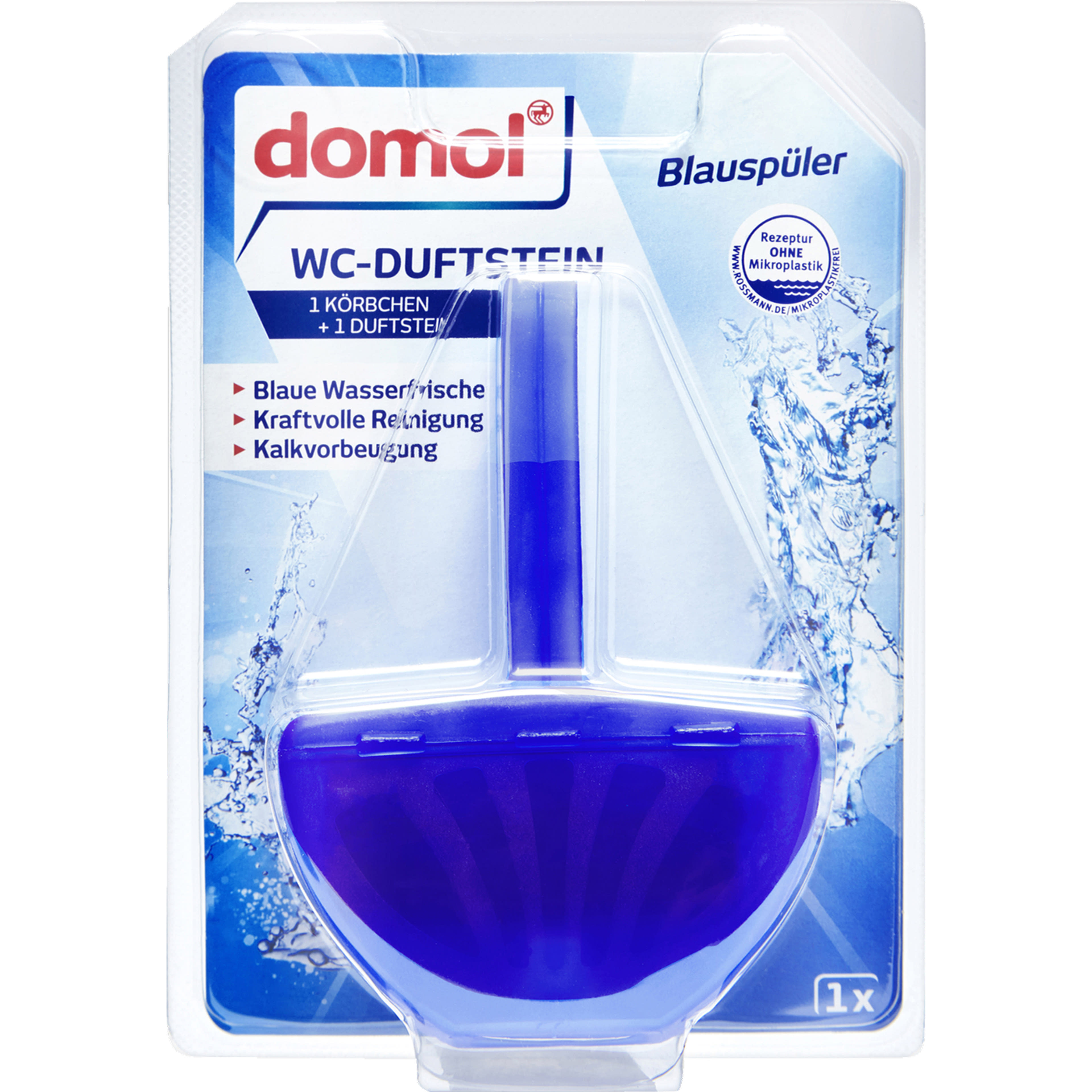 Domol Blue Water WC-illatosító kék öblítővel - 40 g