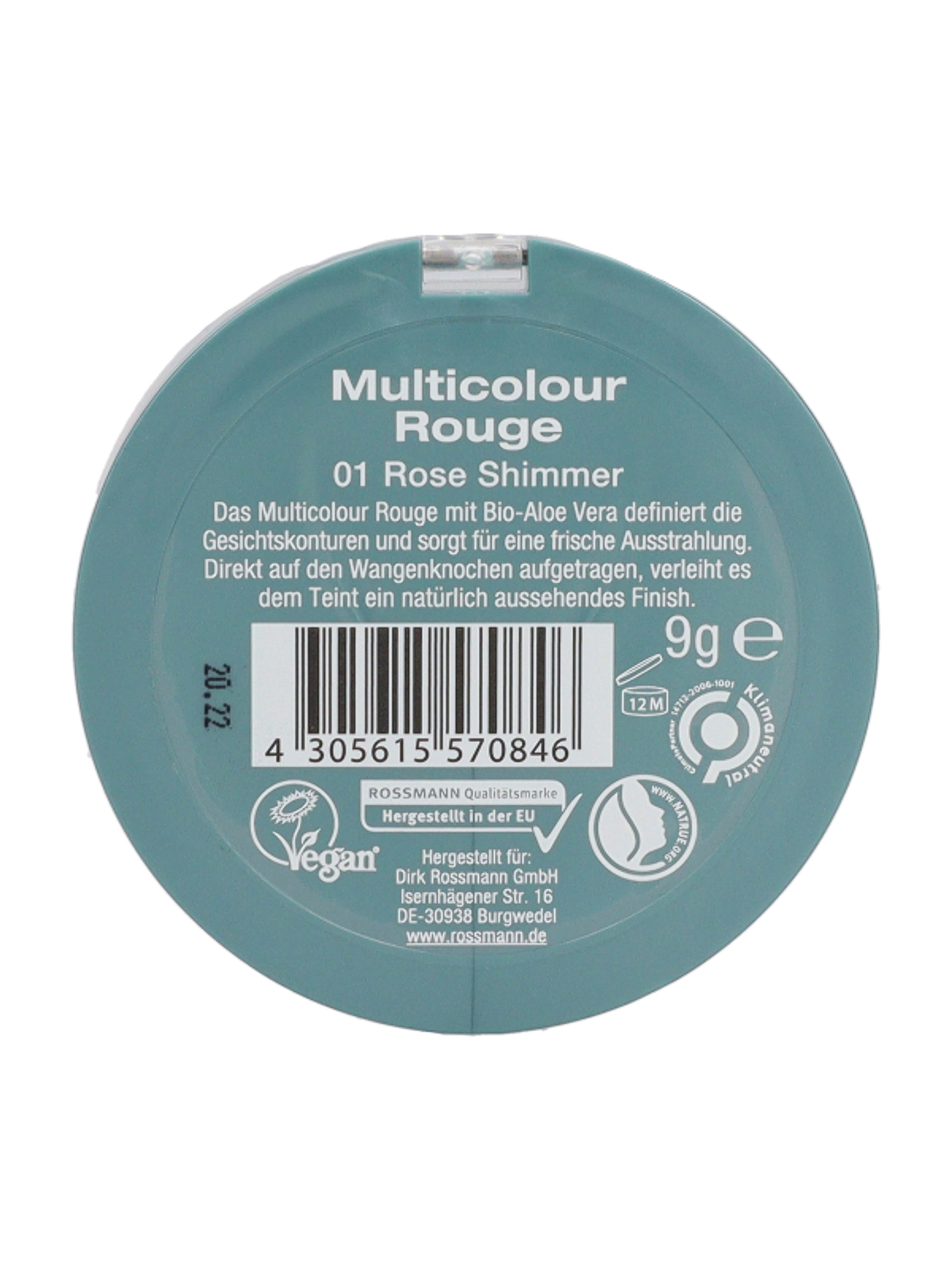 Alterra Multicolour pirosító púder /01 rose shimme - 1 db-4