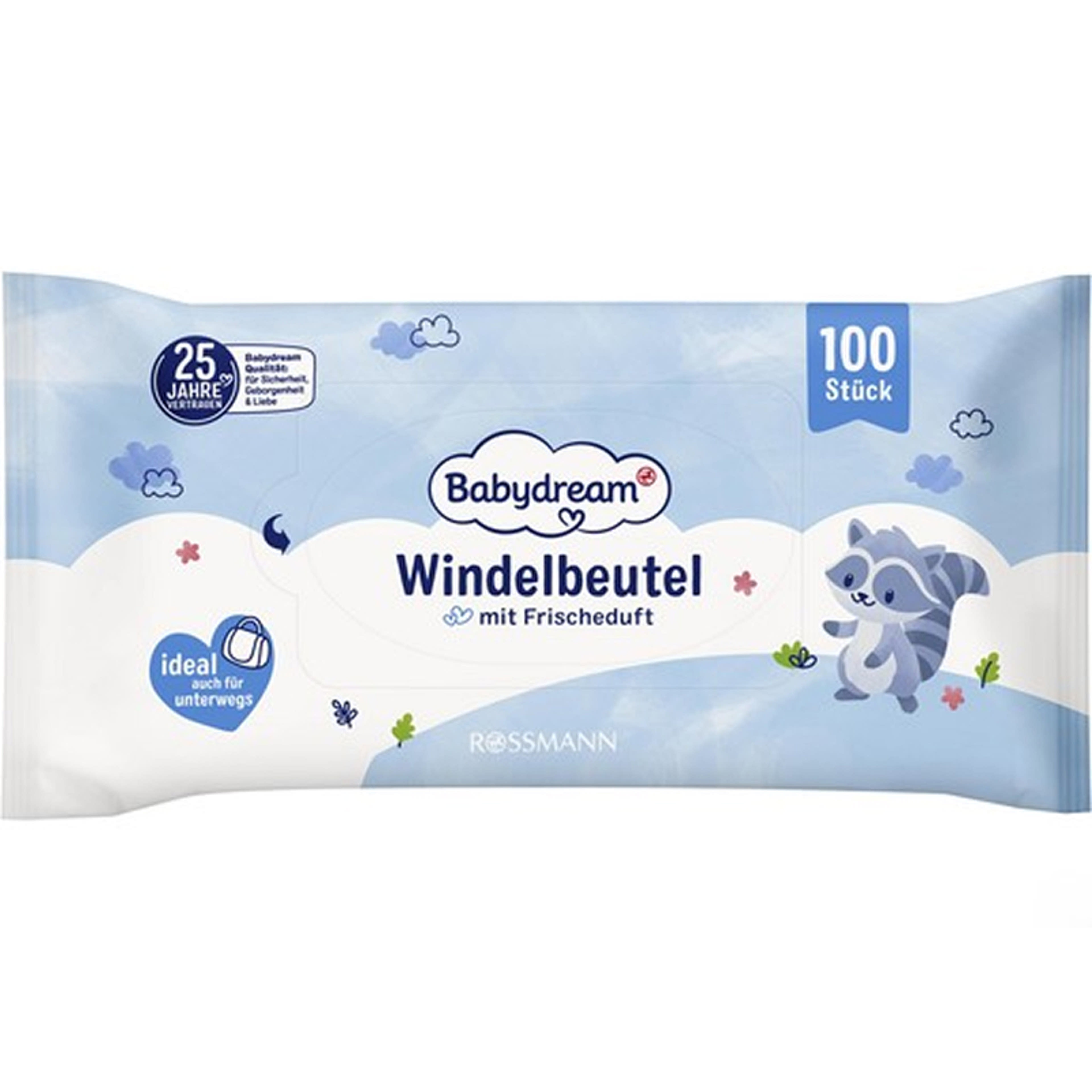 Babydream  Pelenkagyűjtő Zacskó - 100 db