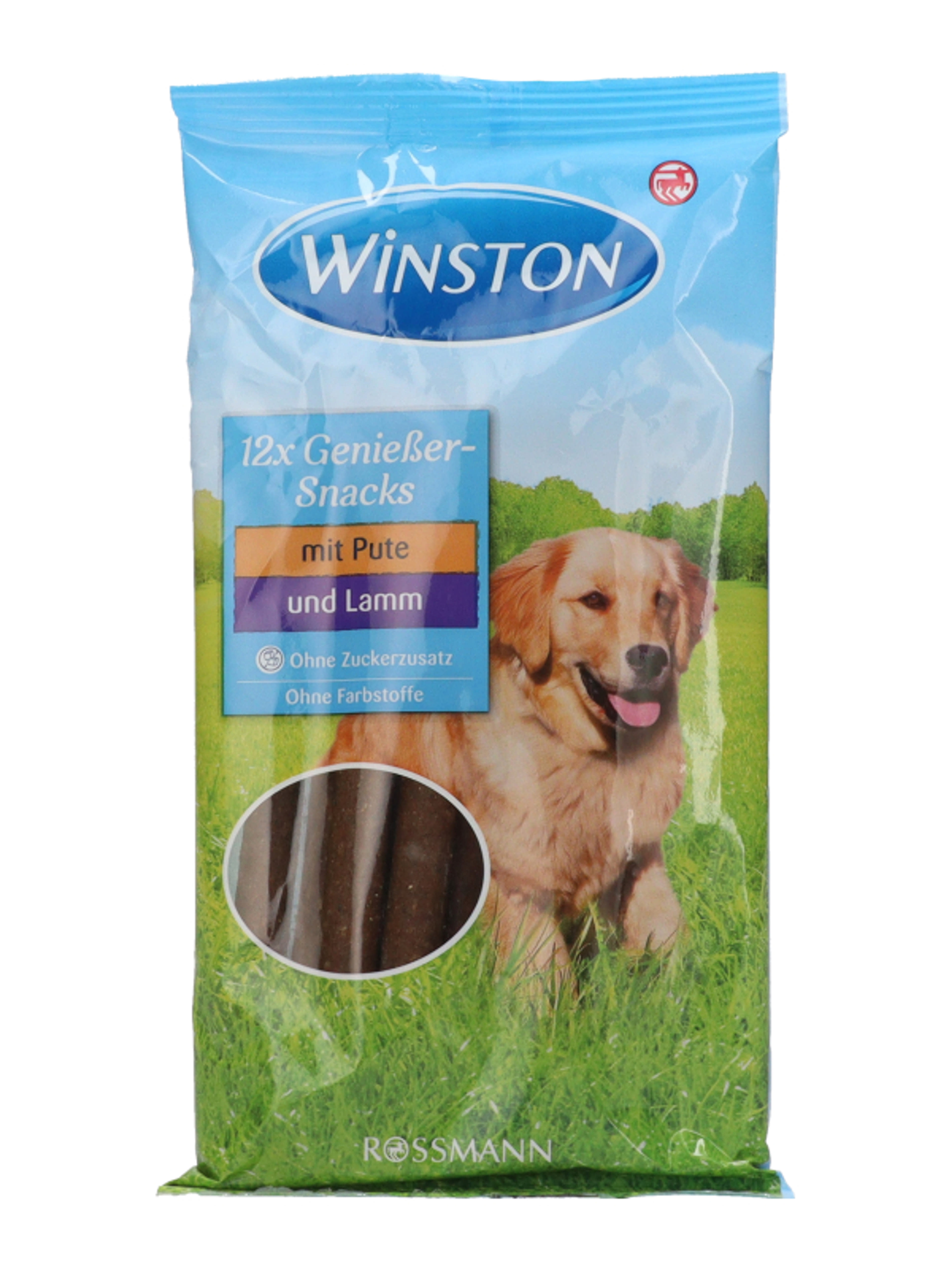 Winston jutalomfalat kutyáknak, pulyka és bárány - 12db-70 g-3