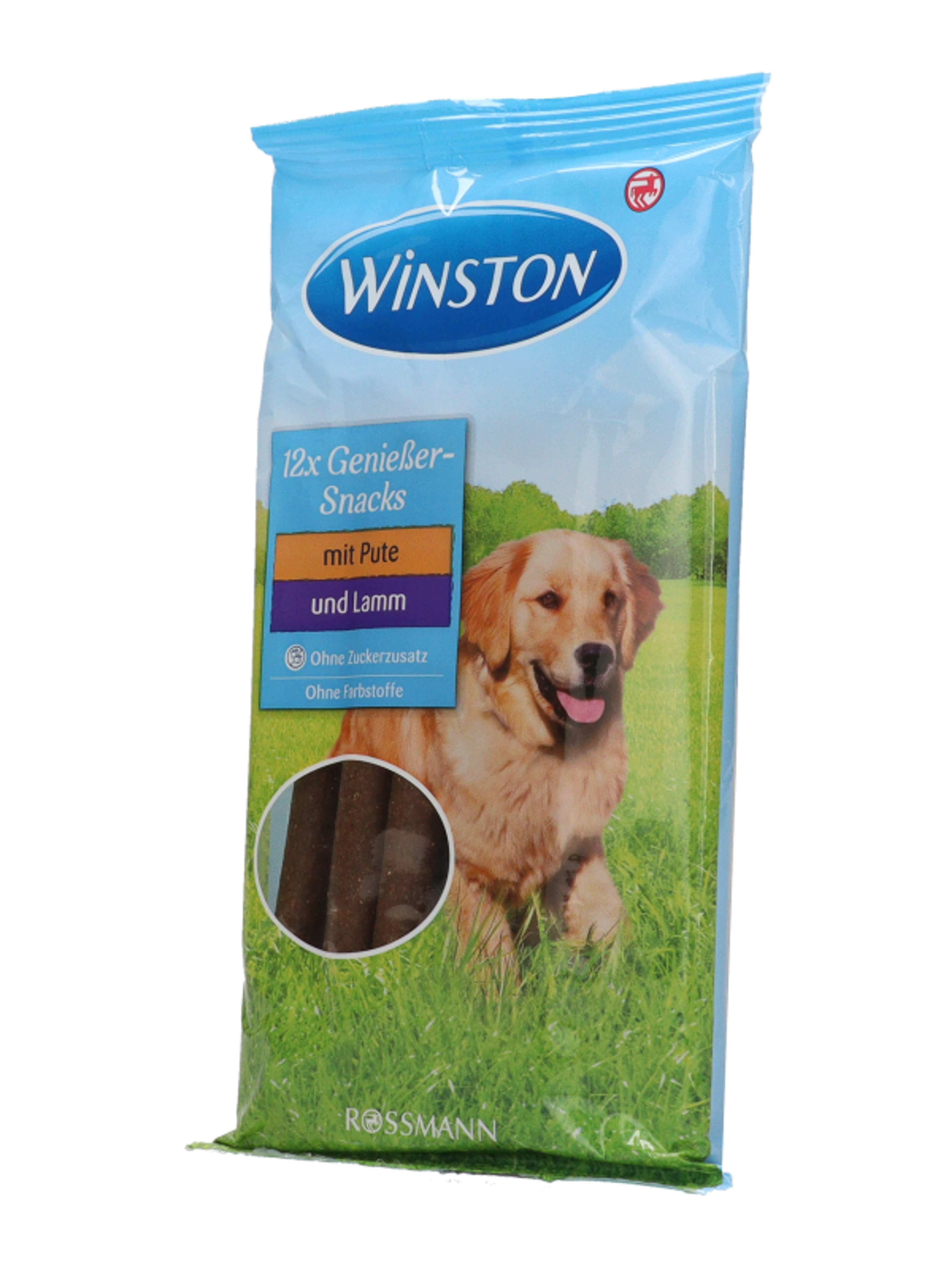 Winston jutalomfalat kutyáknak, pulyka és bárány - 12db-70 g-4