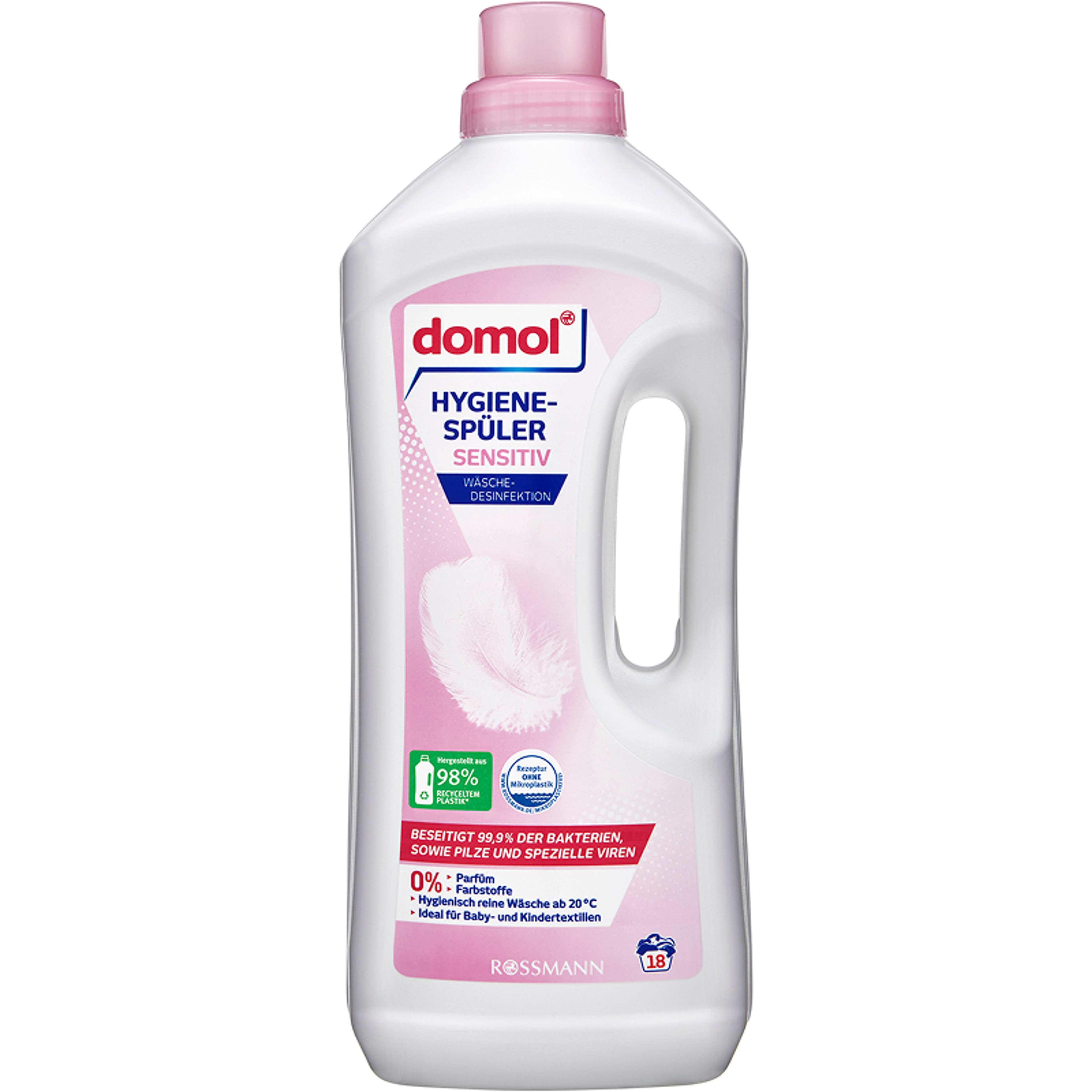 Domol Sensitive fertőtlenítő mosóadalék /18 mosás - 1500 ml