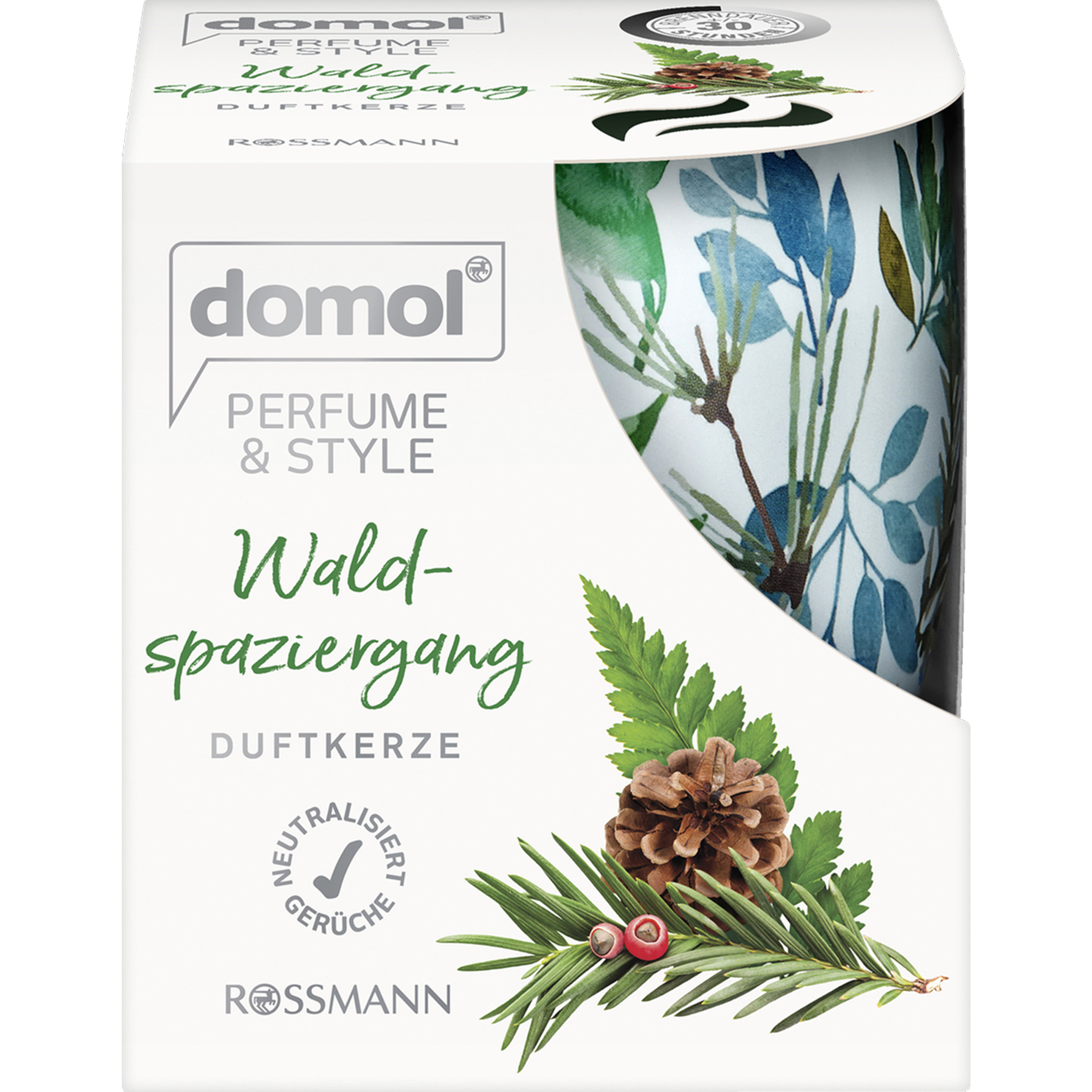 Domol illatgyertya erdei fenyő illattal - 150 g